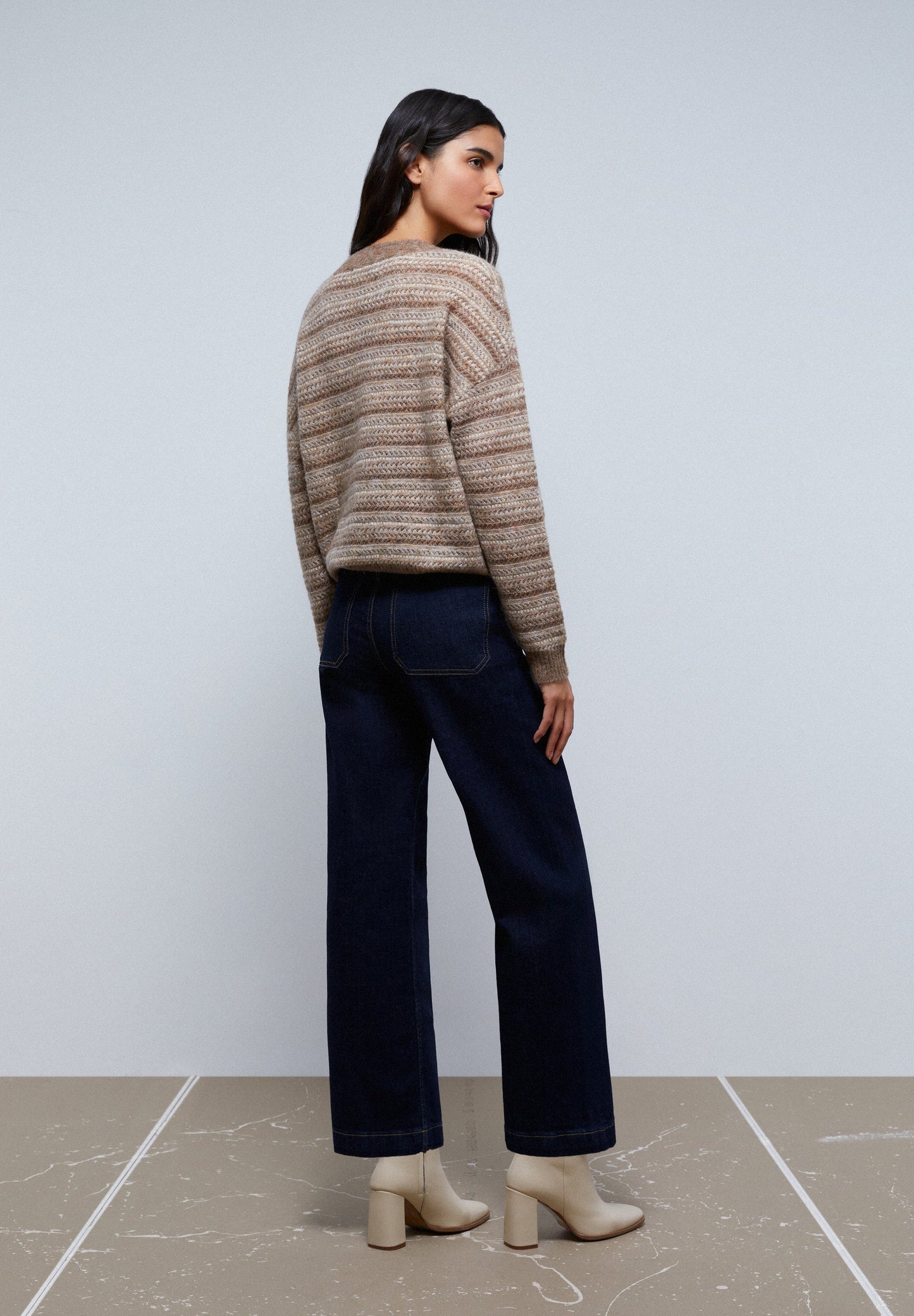 STRIPED KNIT SWEATER