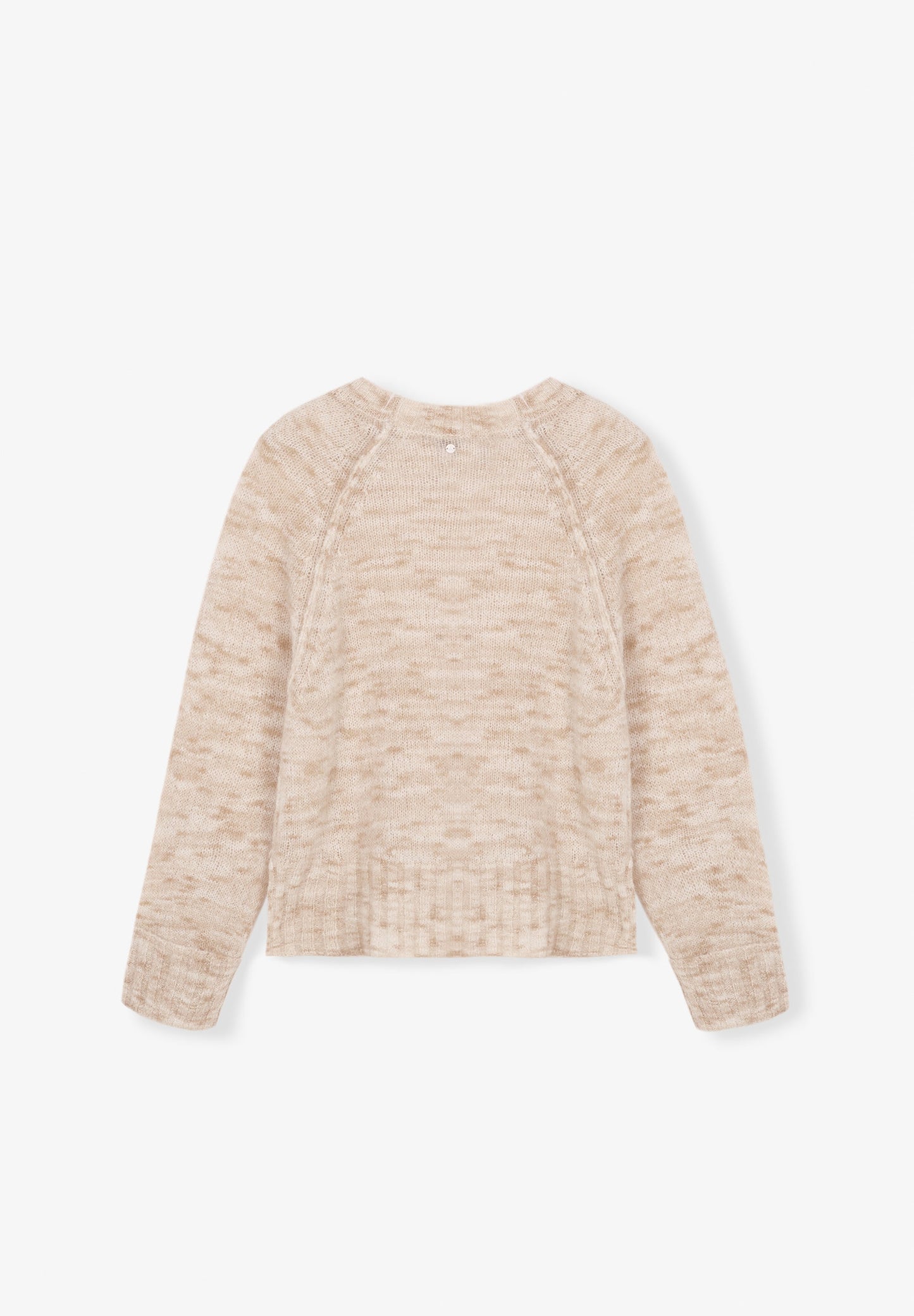 KNIT SWEATER WITH RAGLAN SLEEVES