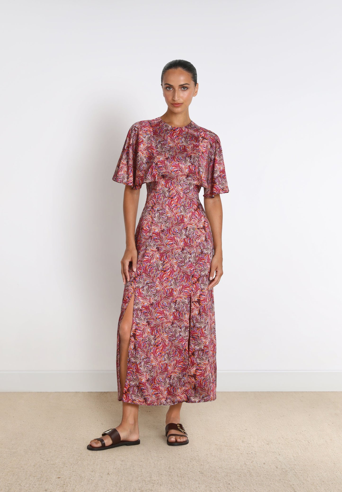 DRESS WITH BACK SLIT