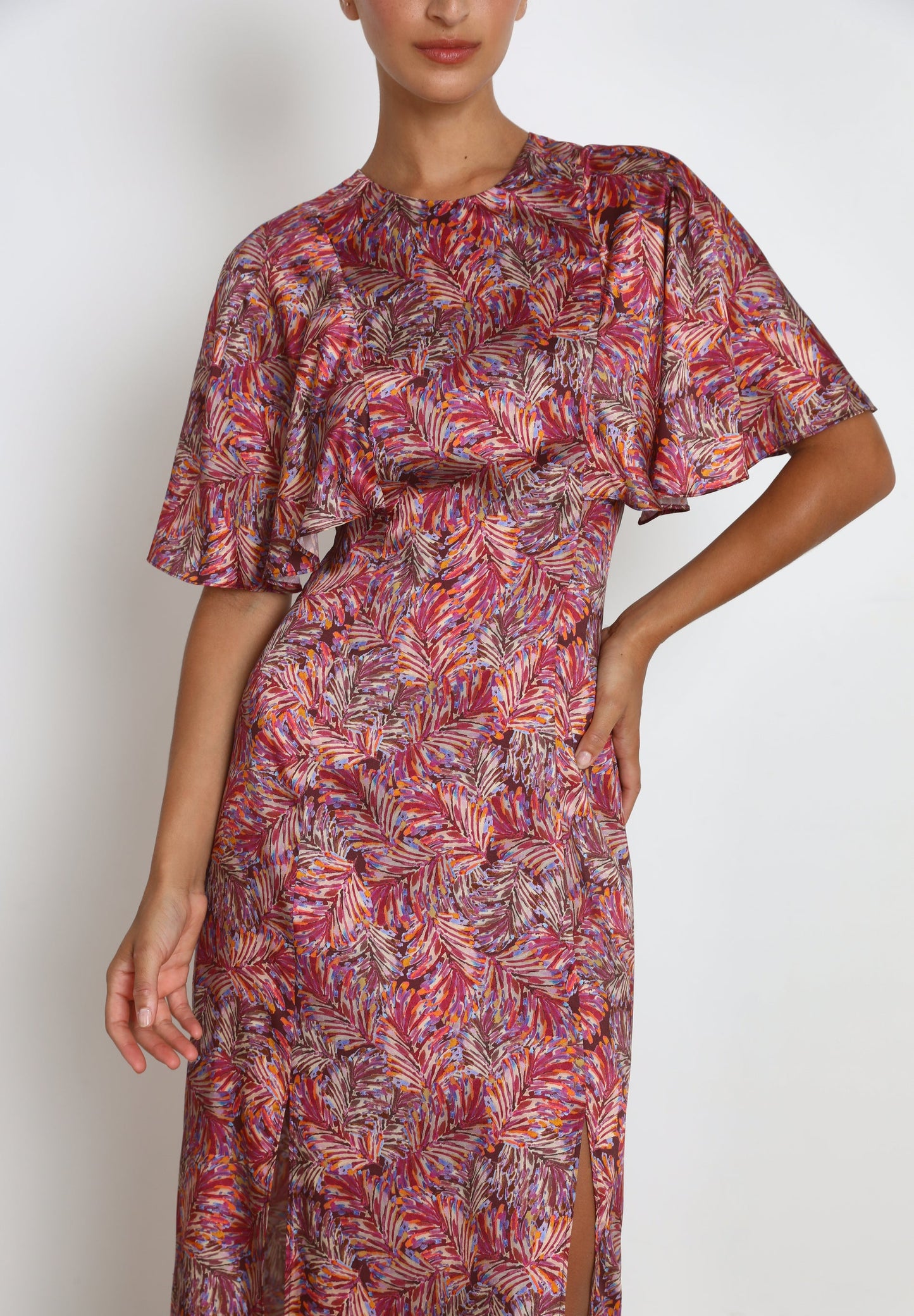 DRESS WITH BACK SLIT