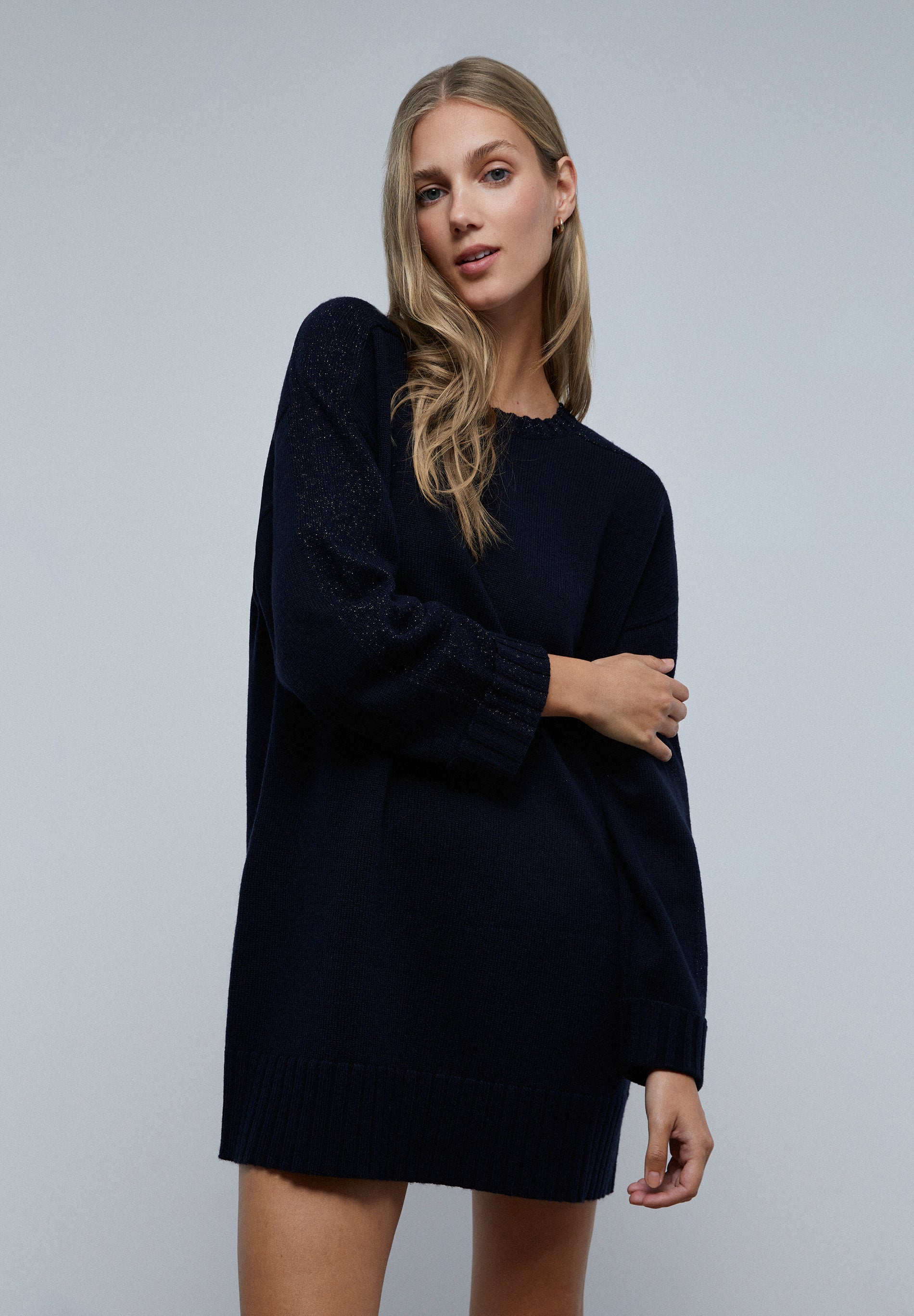 LUREX KNIT MINI DRESS