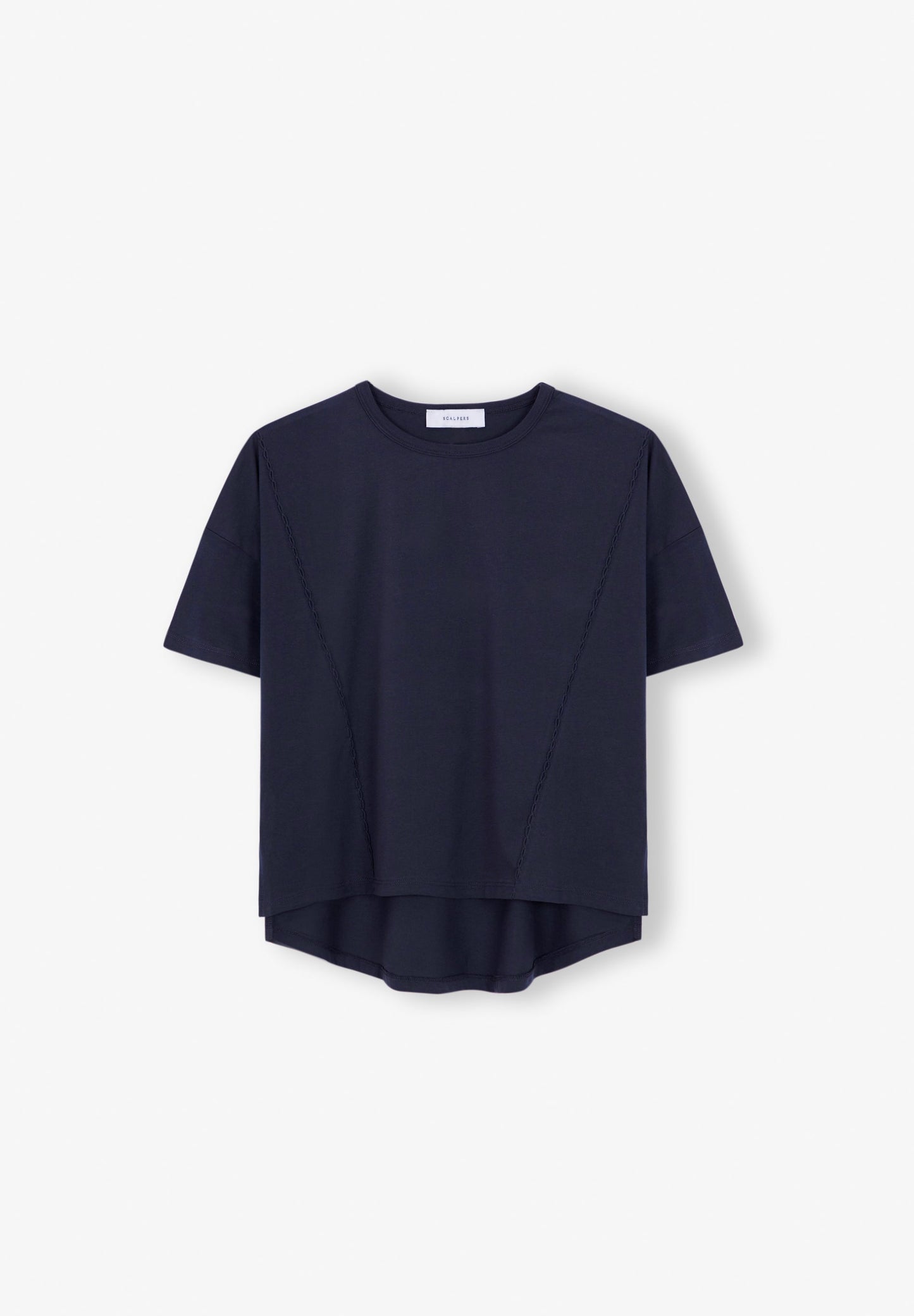T-SHIRT WITH FRONT SEAM