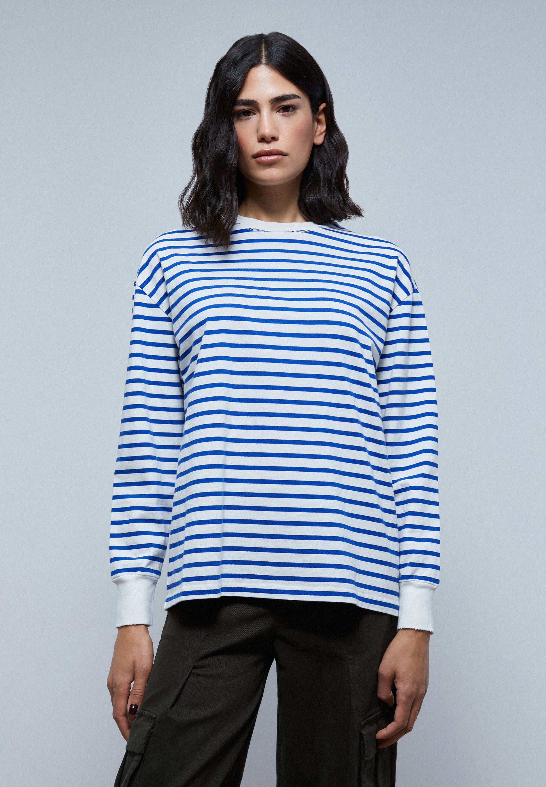 LONG SLEEVE STRIPED T-SHIRT