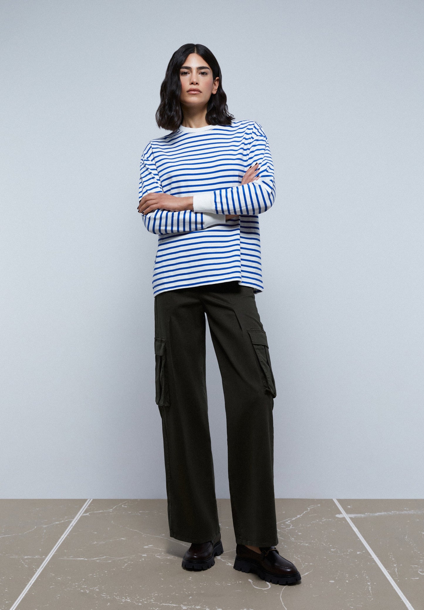 LONG SLEEVE STRIPED T-SHIRT