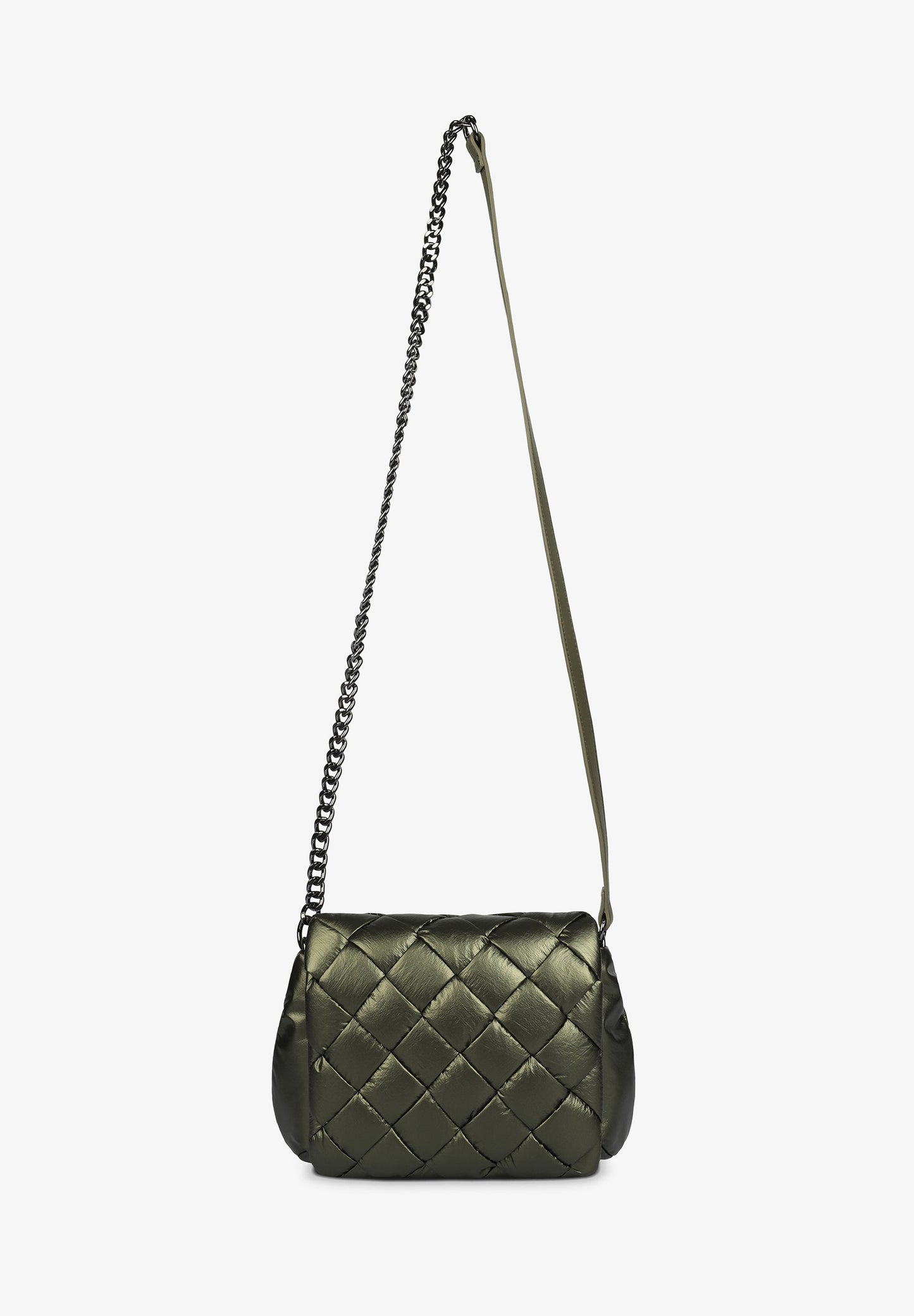 QUILTED BAG WITH MULTIPOSITION HANDLE
