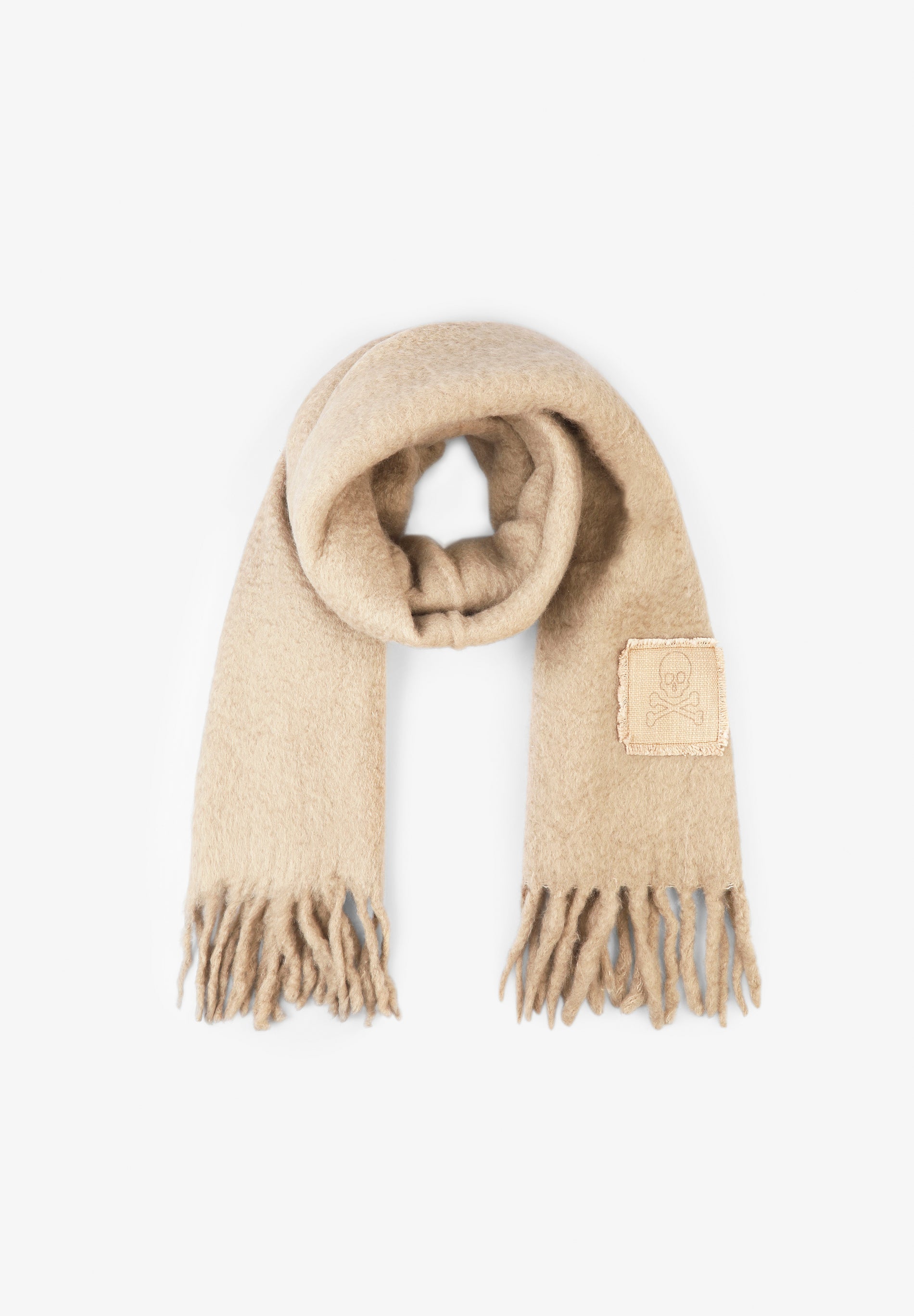 SCARF WITH SKILL PATCH DETAIL