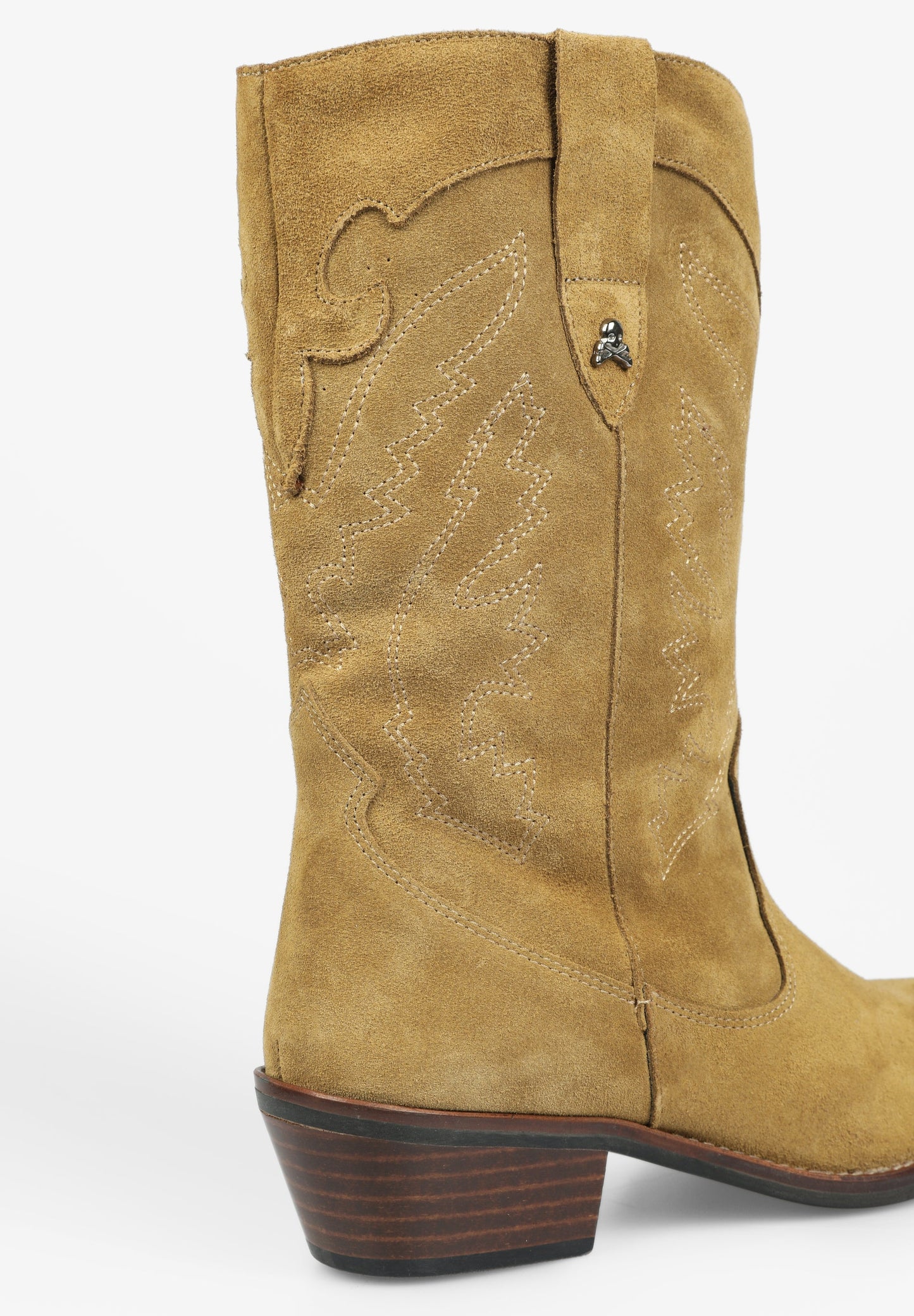 SUEDE COWBOY BOOTS