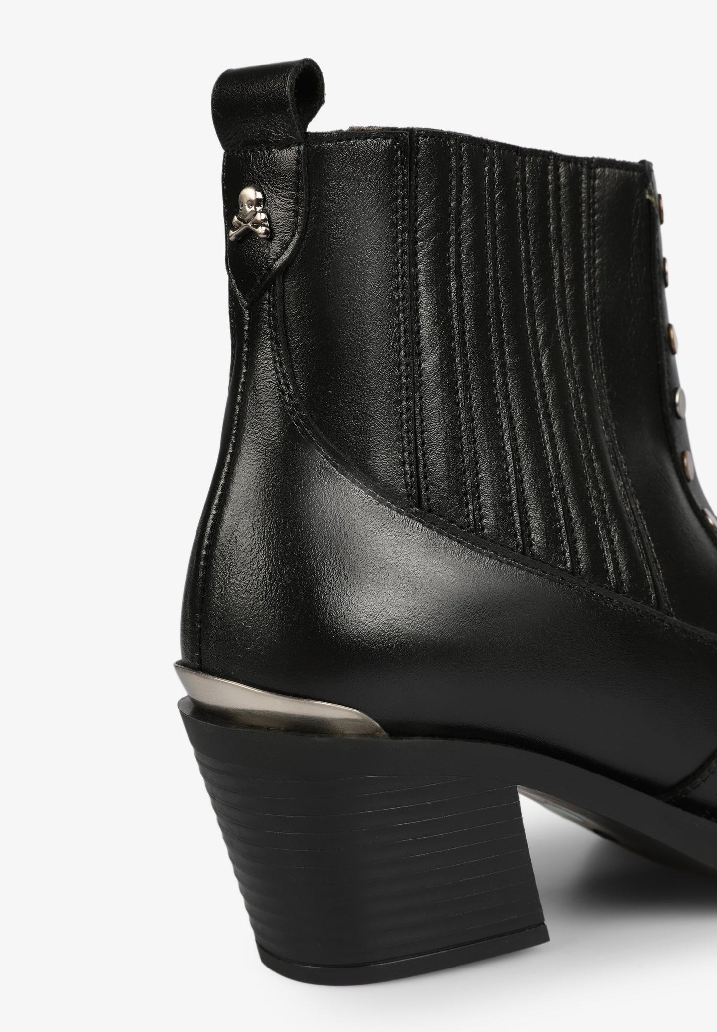 COWBOY ANKLE BOOTS WITH STUDS