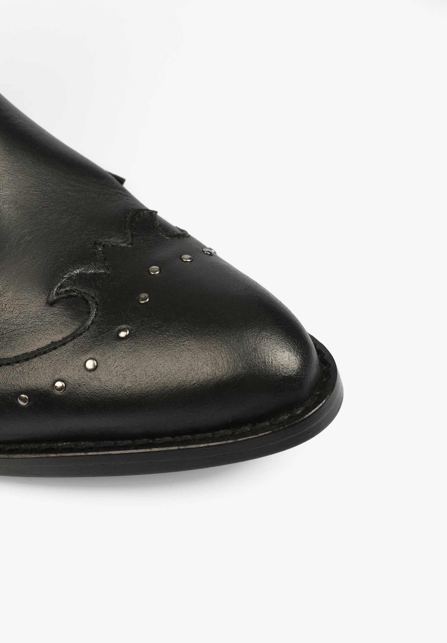 COWBOY ANKLE BOOTS WITH STUDS