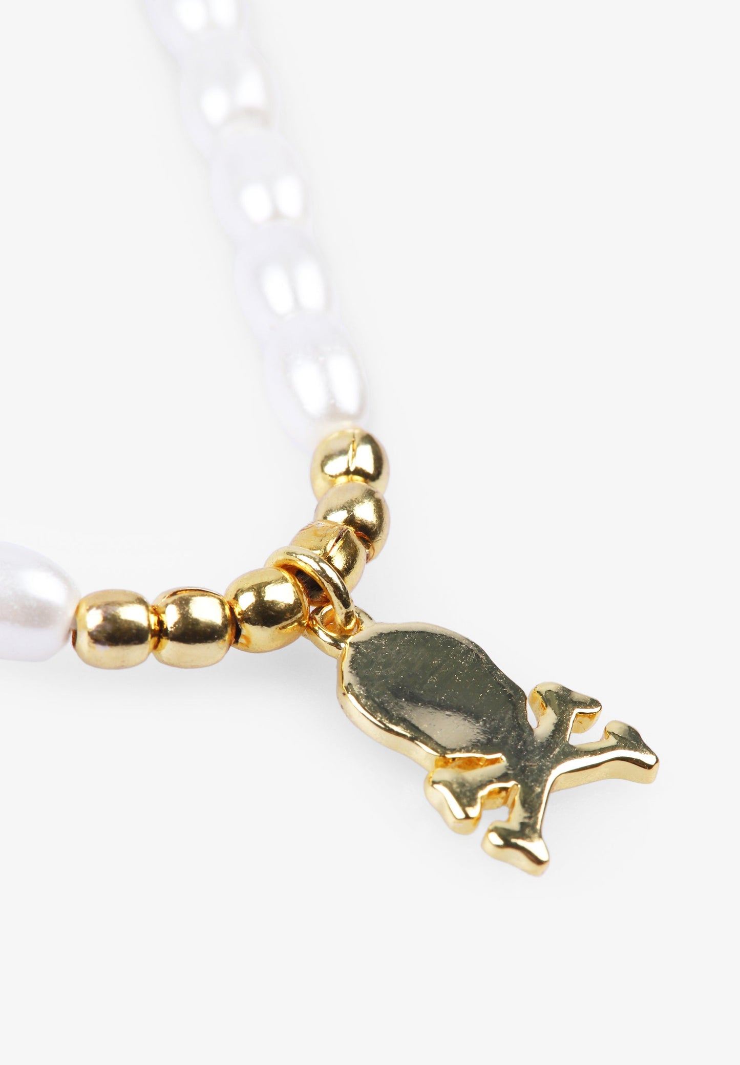 BEAD AND SKULL NECKLACE