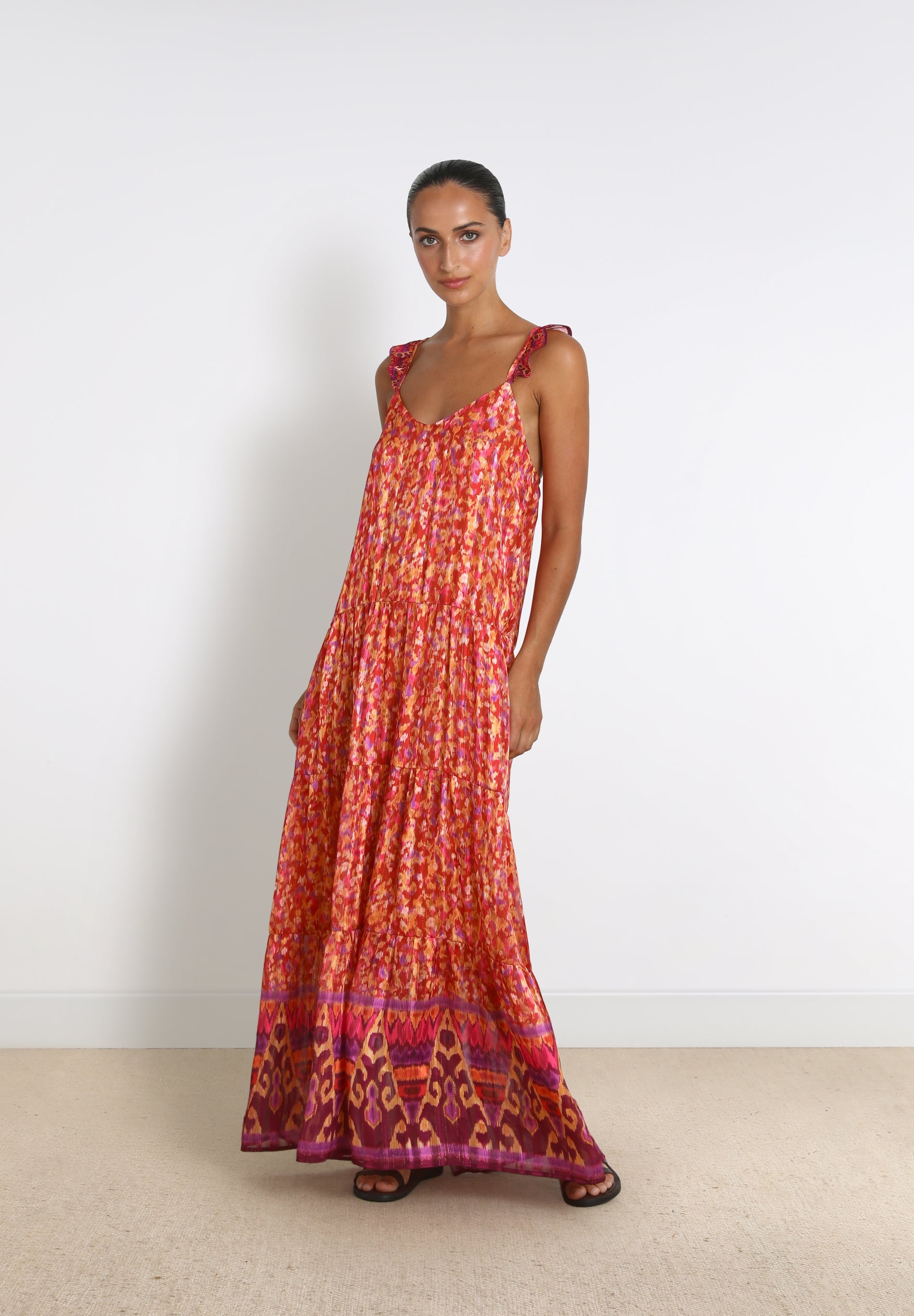 LONG DRESS WITH CROSSED BACK