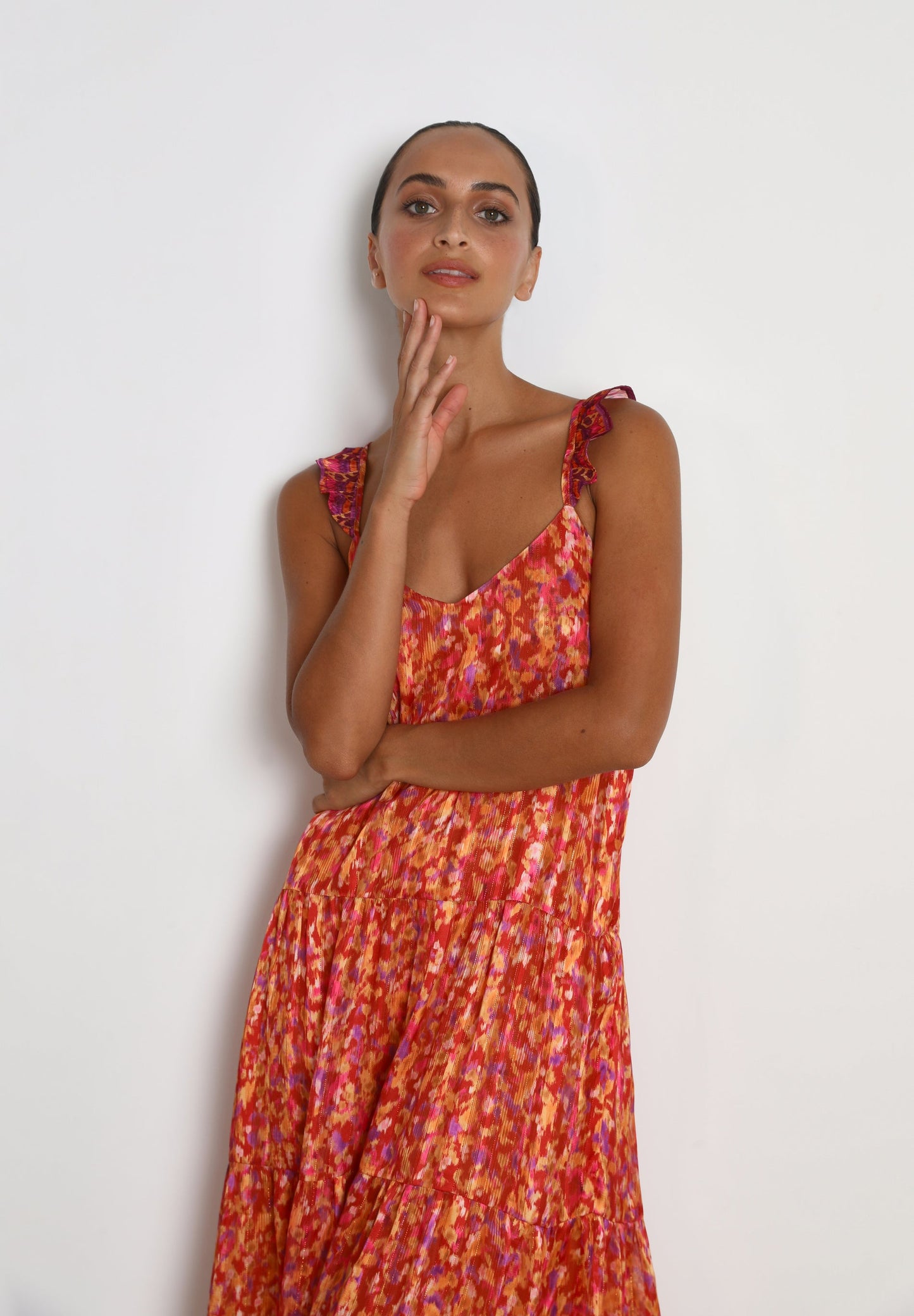 LONG DRESS WITH CROSSED BACK