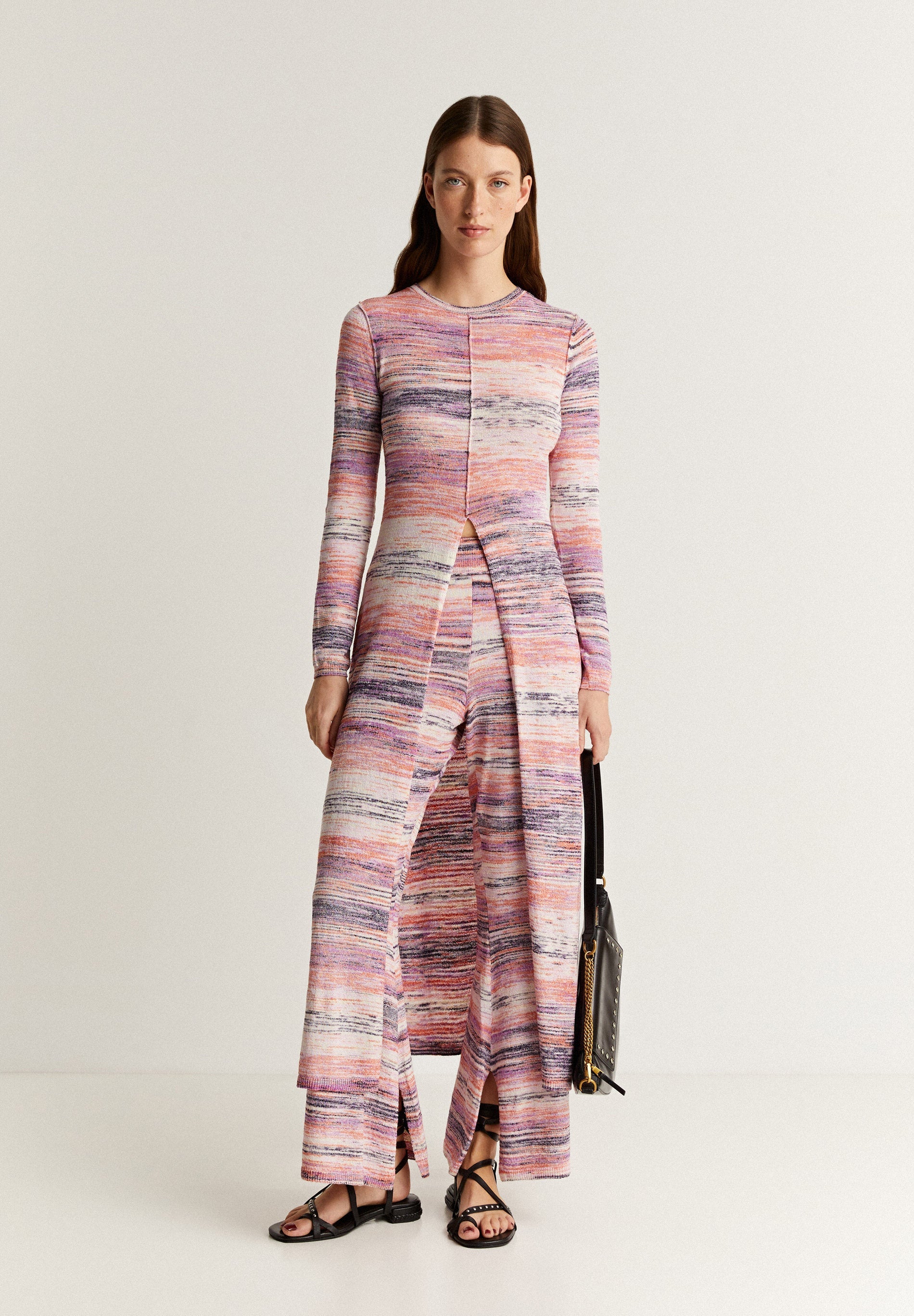 STRAIGHT KNIT TROUSERS