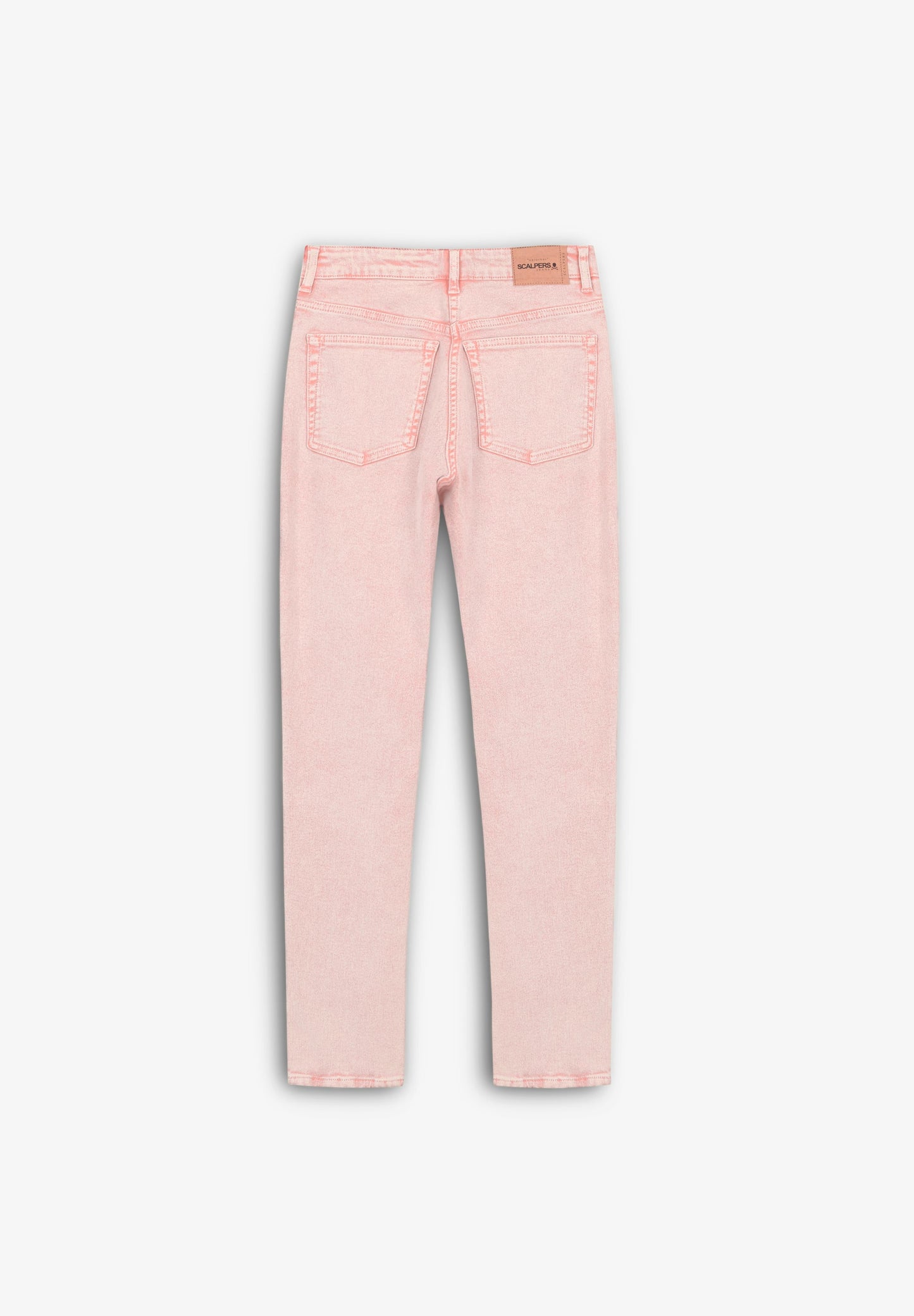 FADED SKINNY JEANS WITH DOUBLE STITCHING