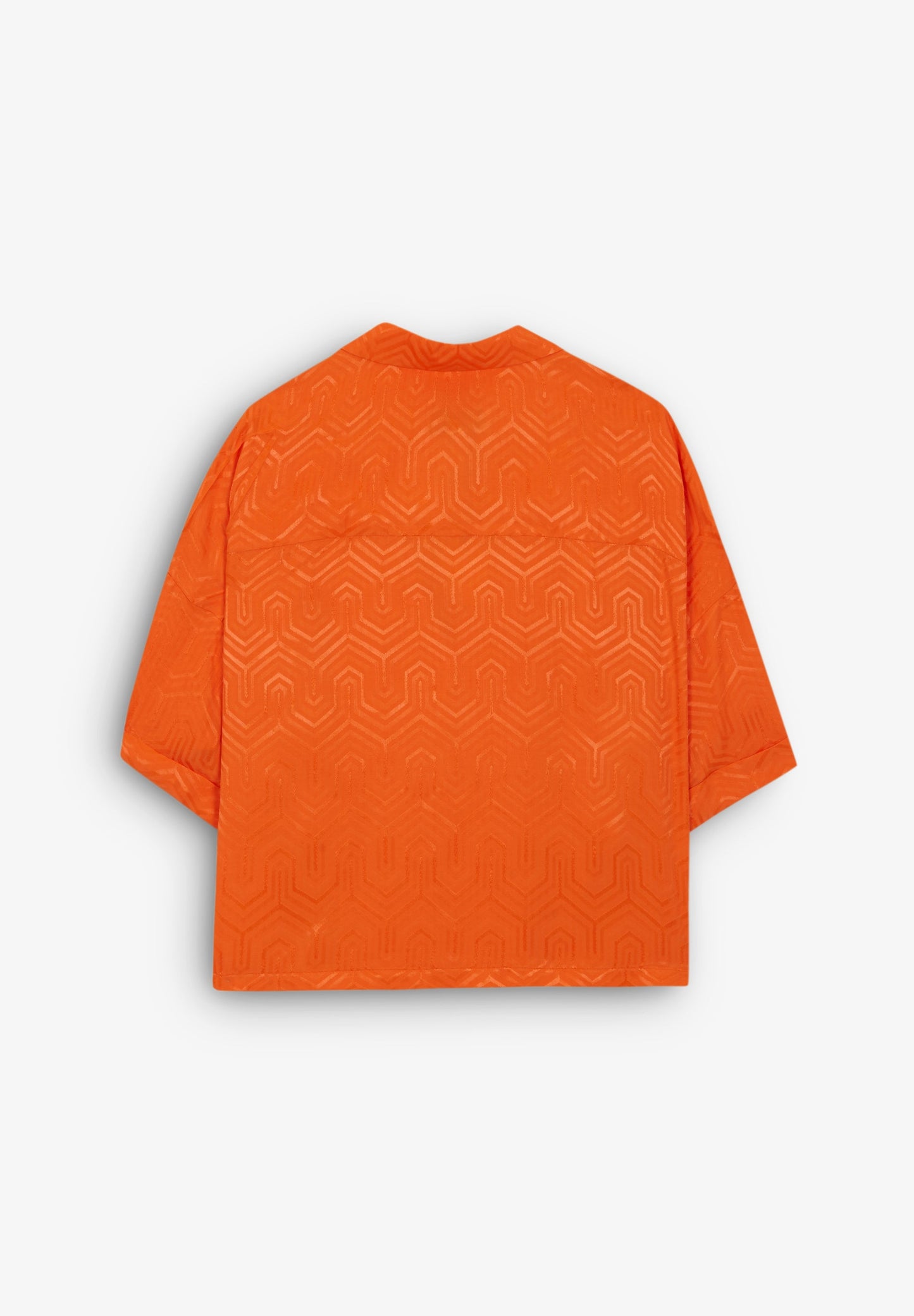 PYJAMA SHIRT WITH GEOMETRIC DETAILS