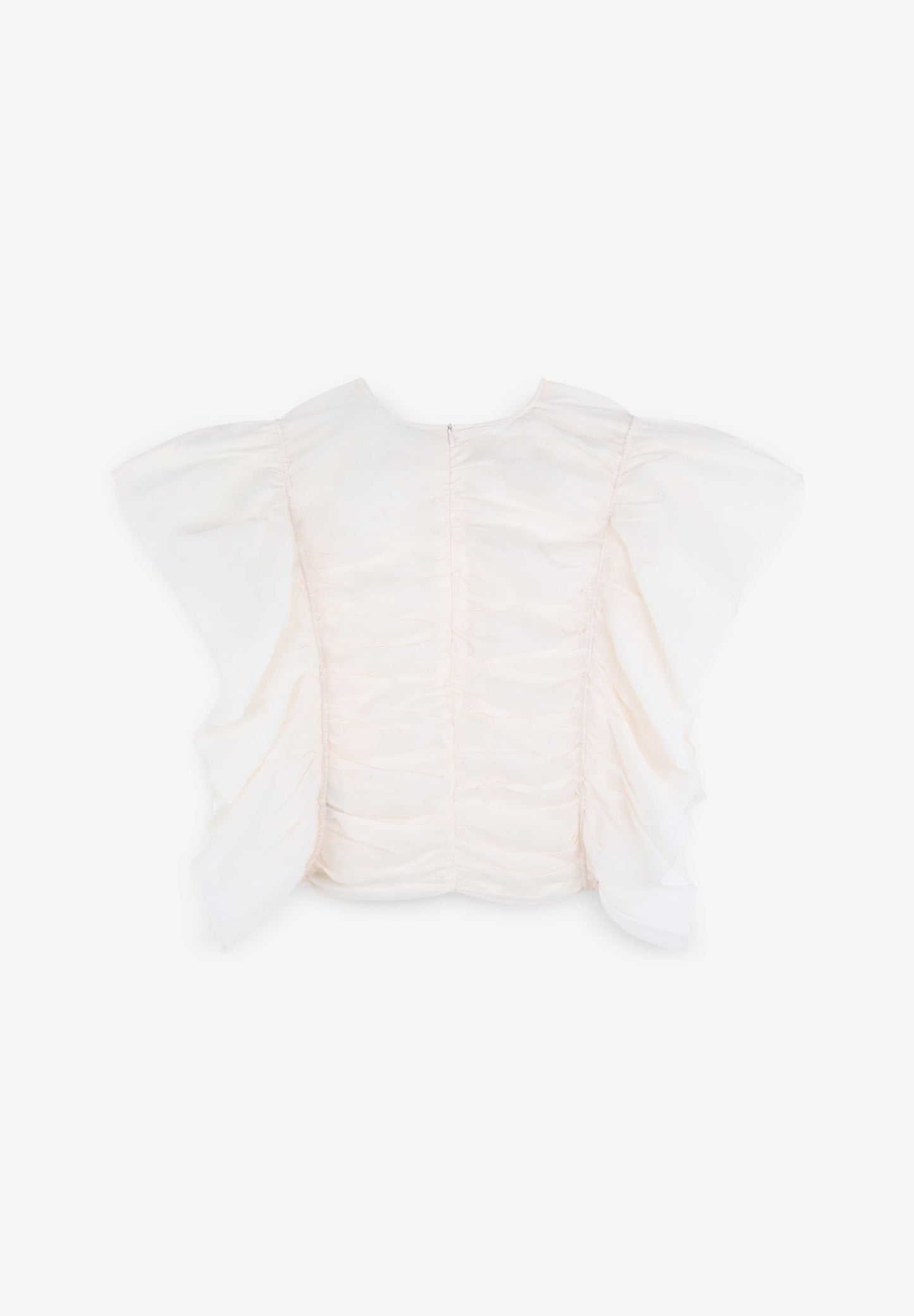 TOP WITH GATHERED RUFFLES