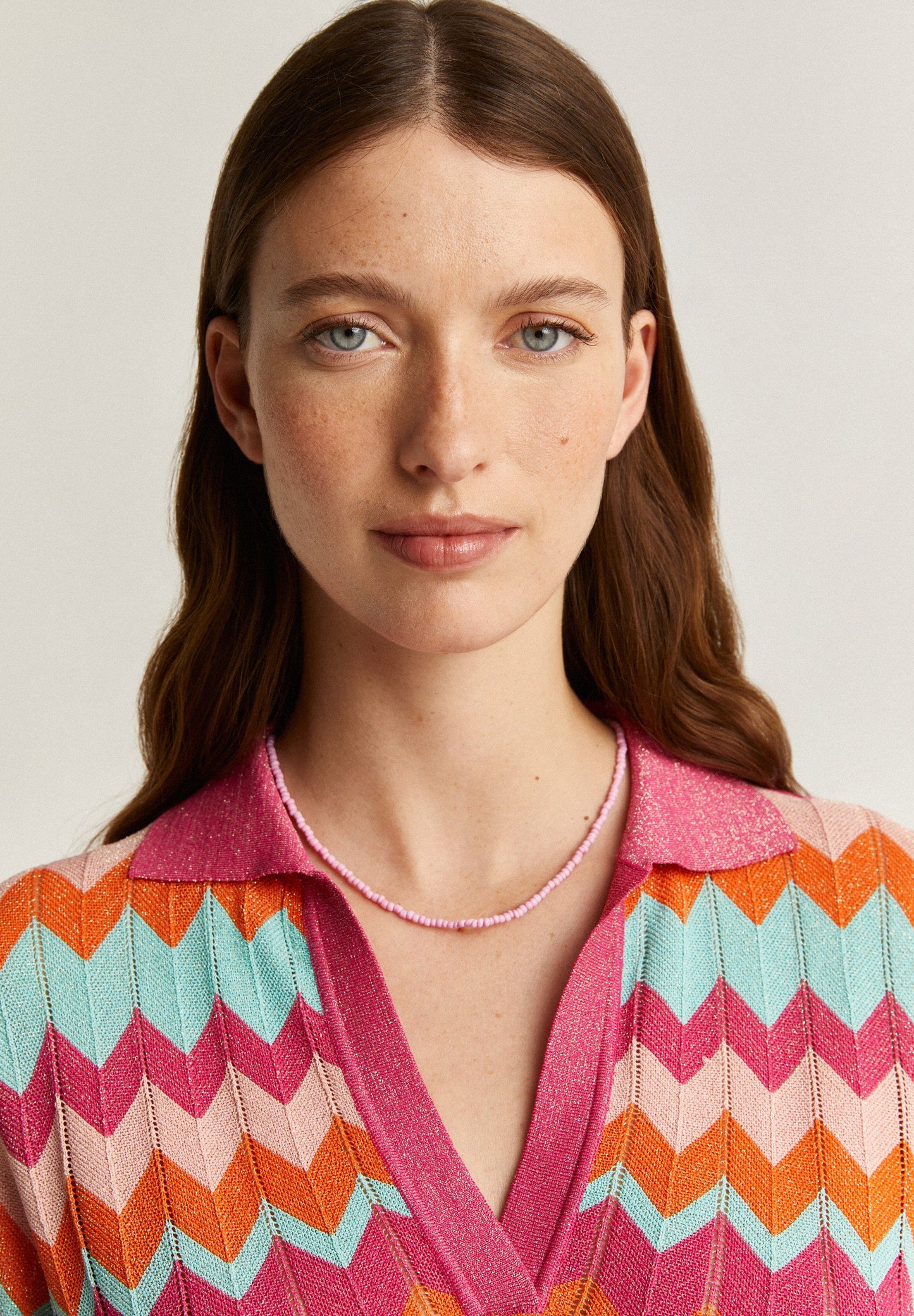 OPEN KNIT LUREX SWEATER