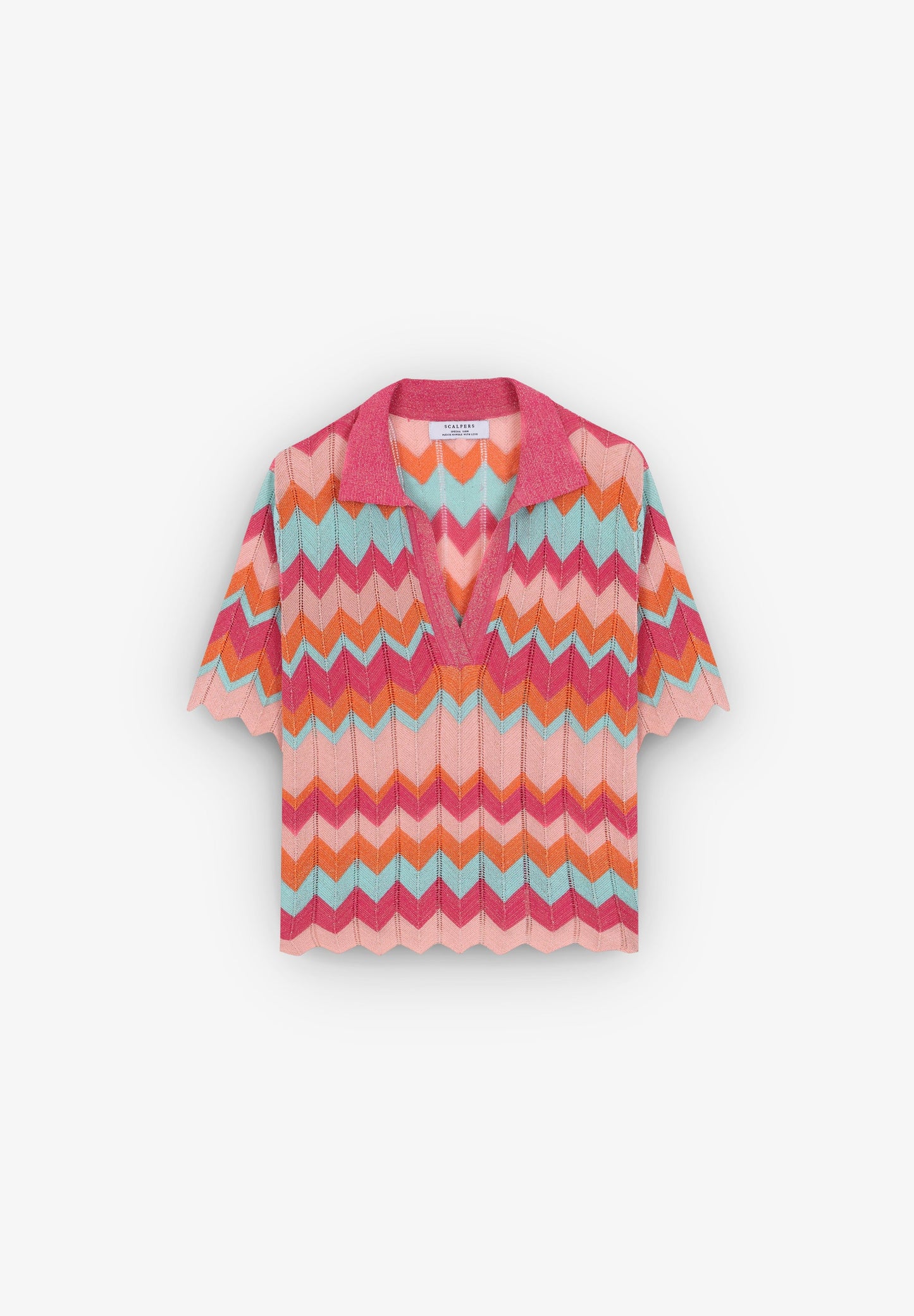 OPEN KNIT LUREX SWEATER