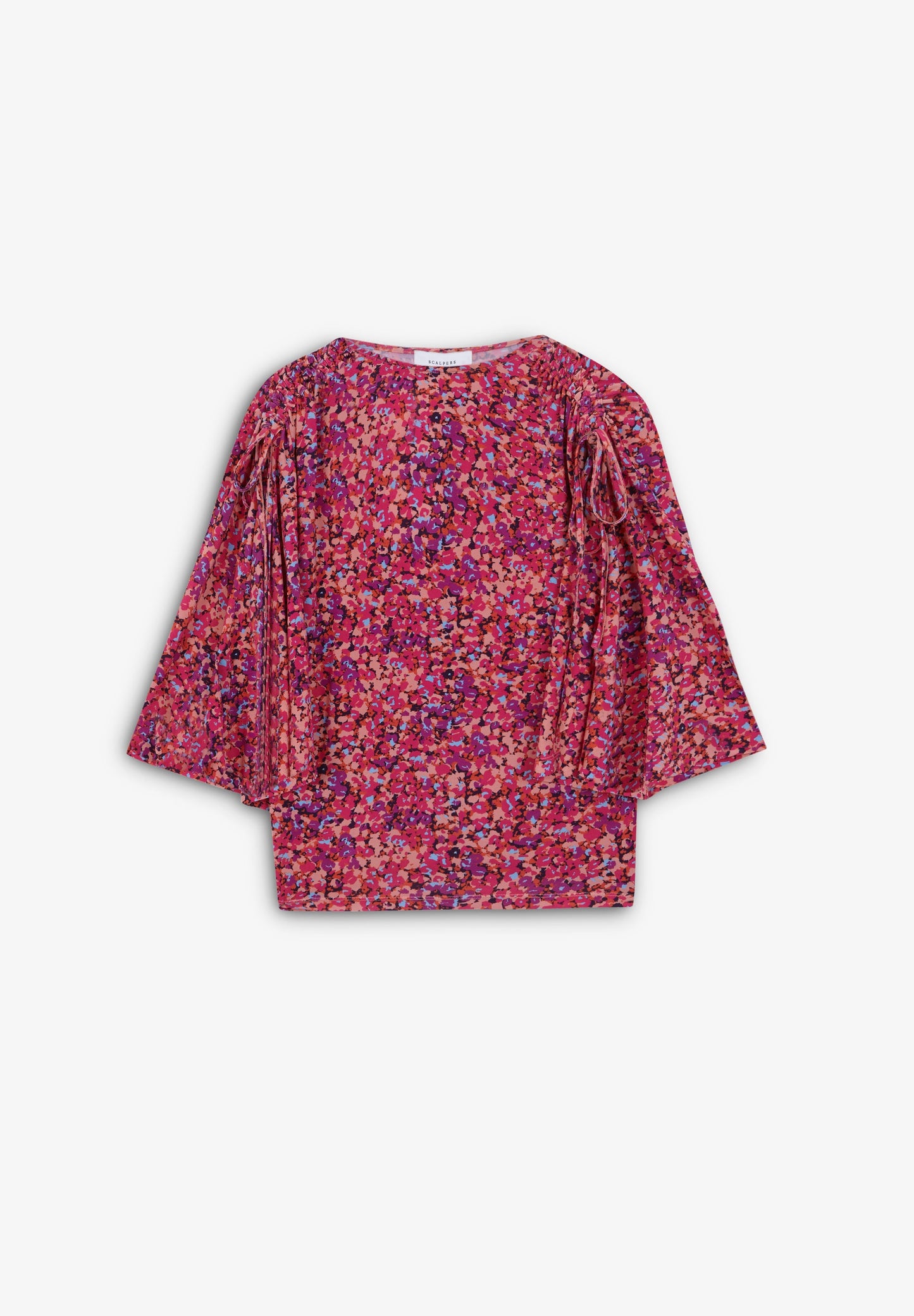 TOP WITH DRAWSTRING DETAIL ON THE SHOULDER