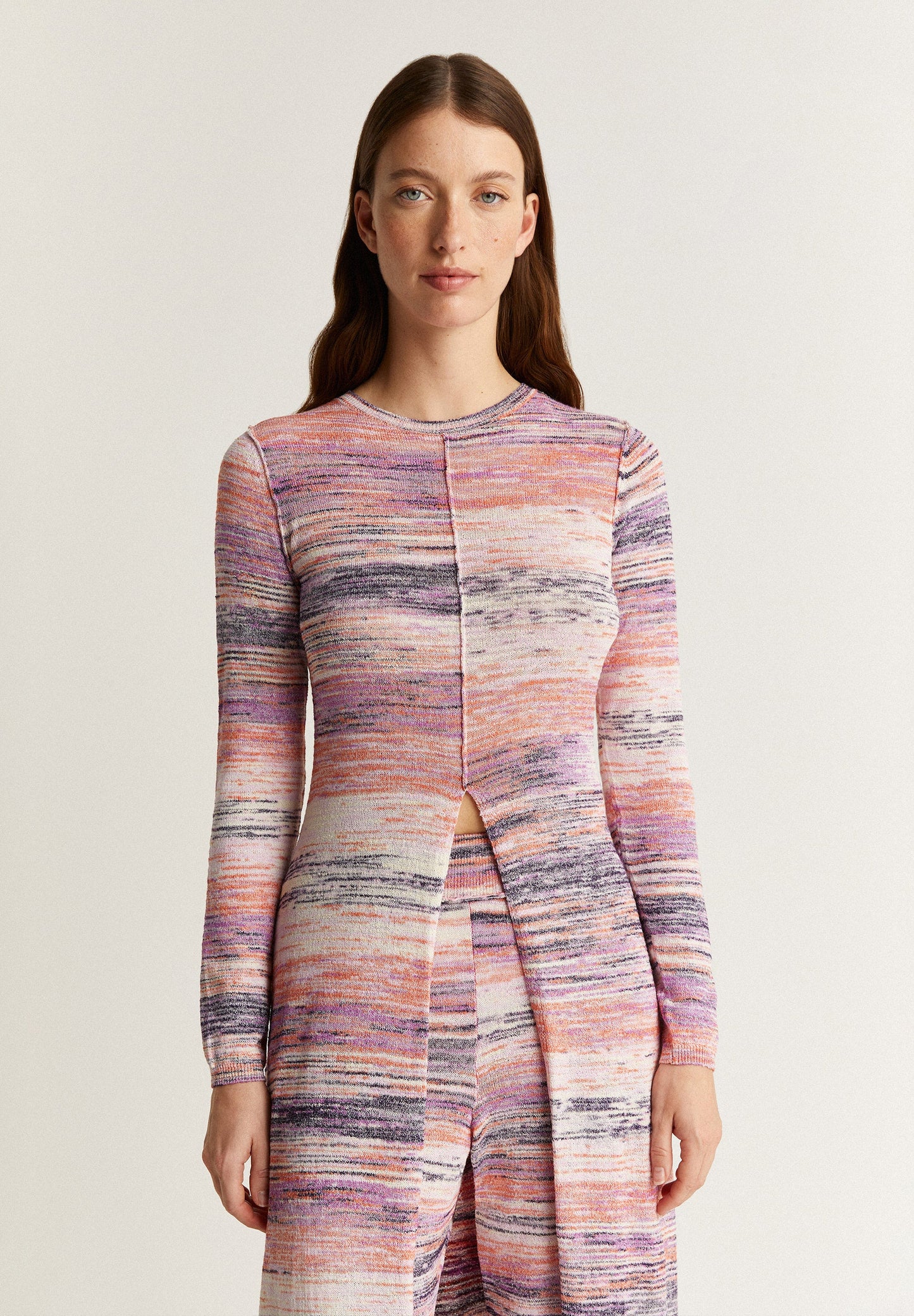 LONG SWEATER WITH OPENING