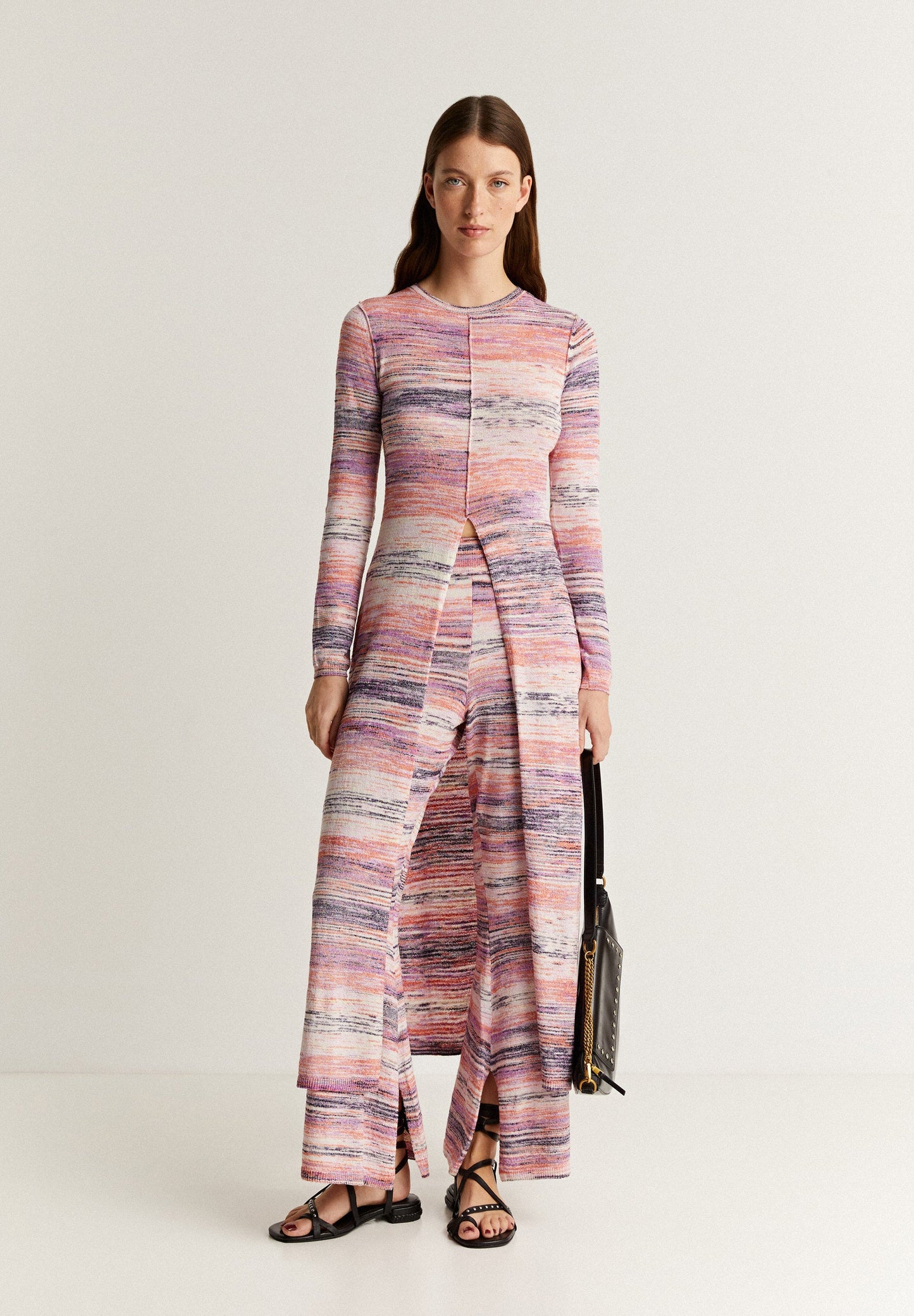 LONG SWEATER WITH OPENING