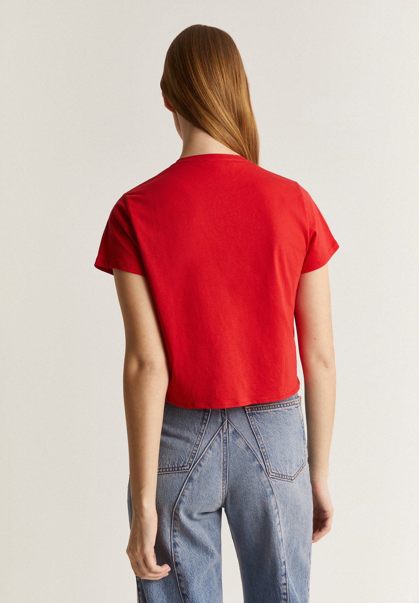 T-SHIRT WITH FRONT GATHERED DETAIL