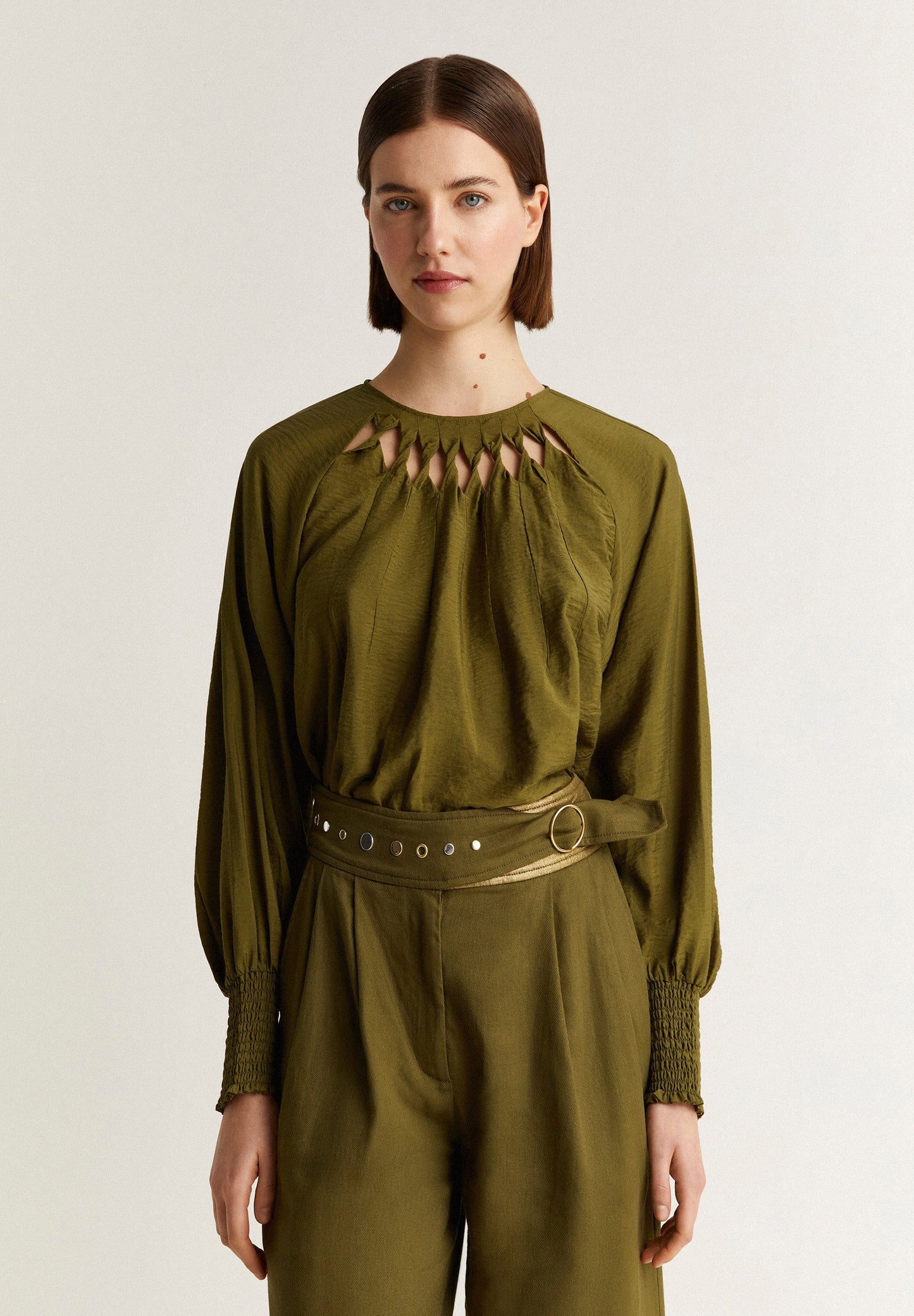 BLOUSE WITH OPENING DETAIL