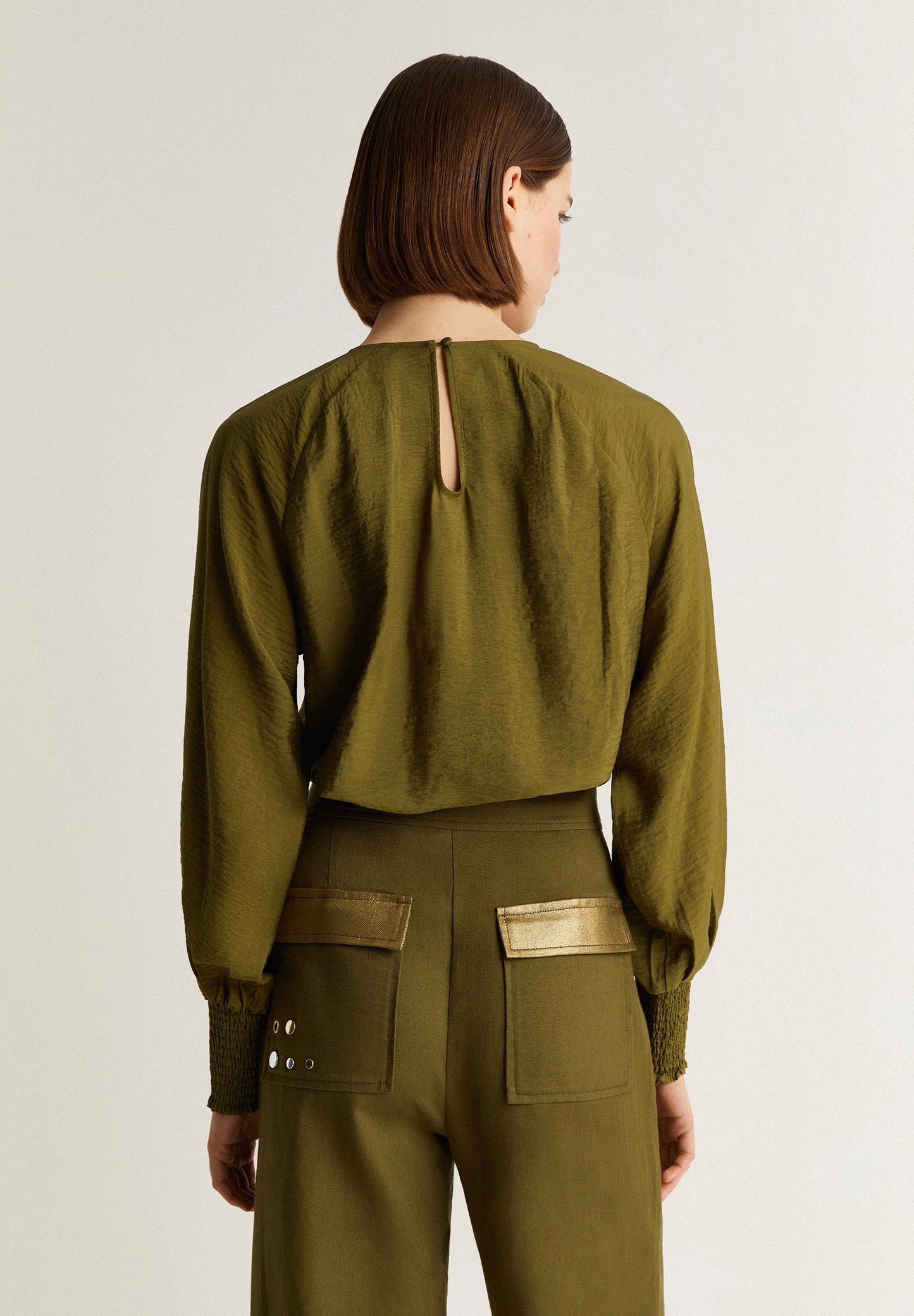 BLOUSE WITH OPENING DETAIL