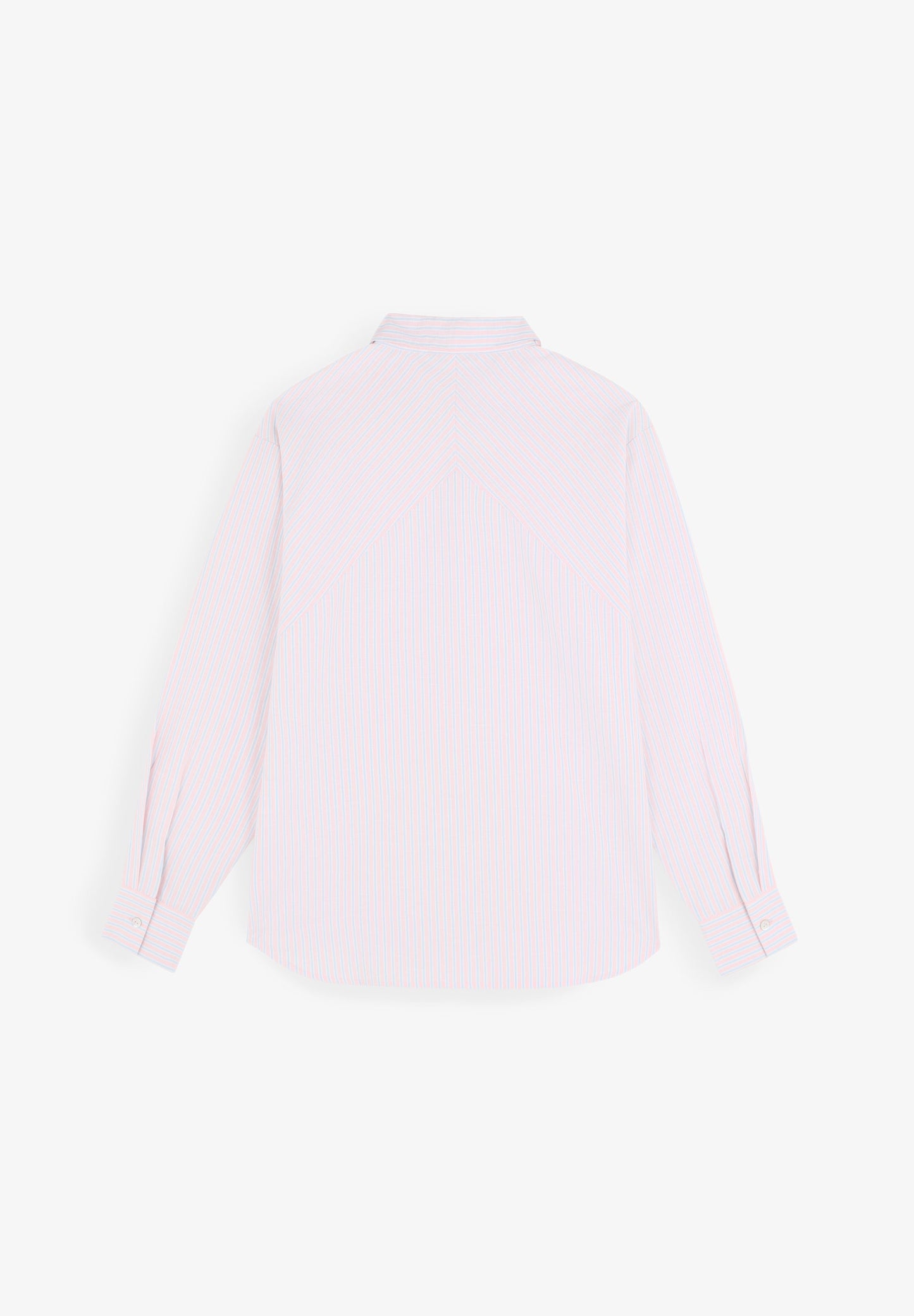 CONTRAST STRIPE LINEN SHIRT