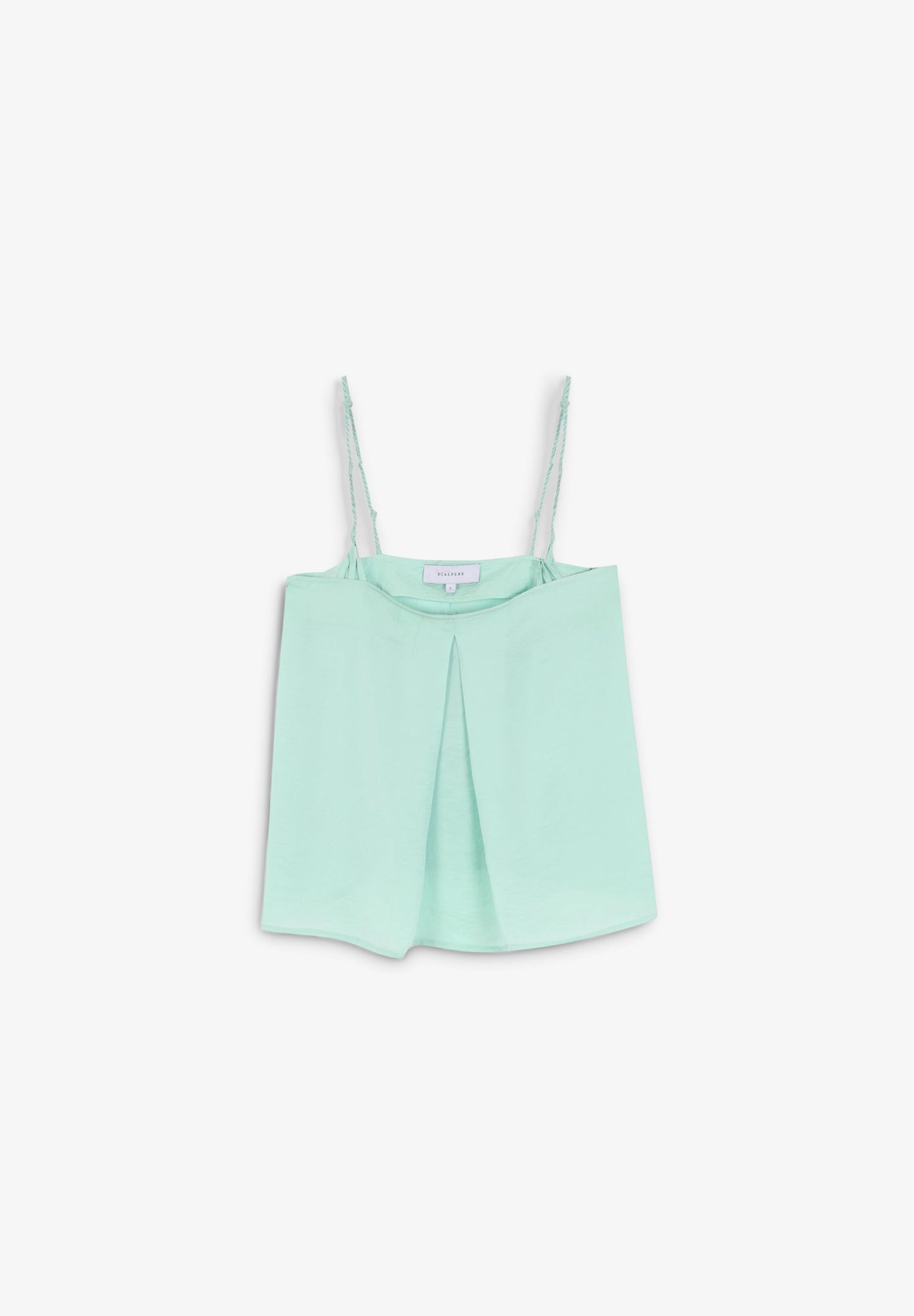 SATIN TOP WITH STRAPS