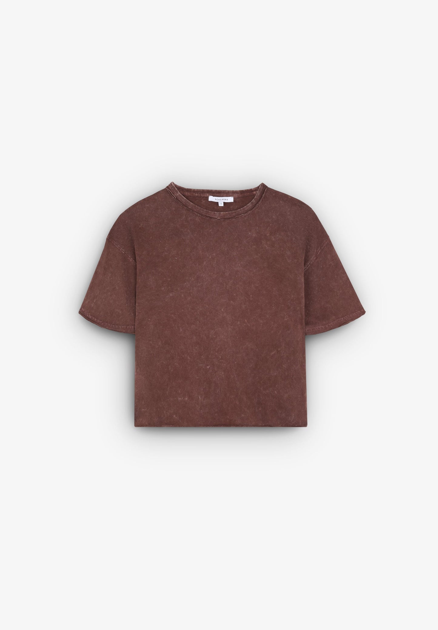 T-SHIRT WITH RHINESTONE SKULL ON BACK