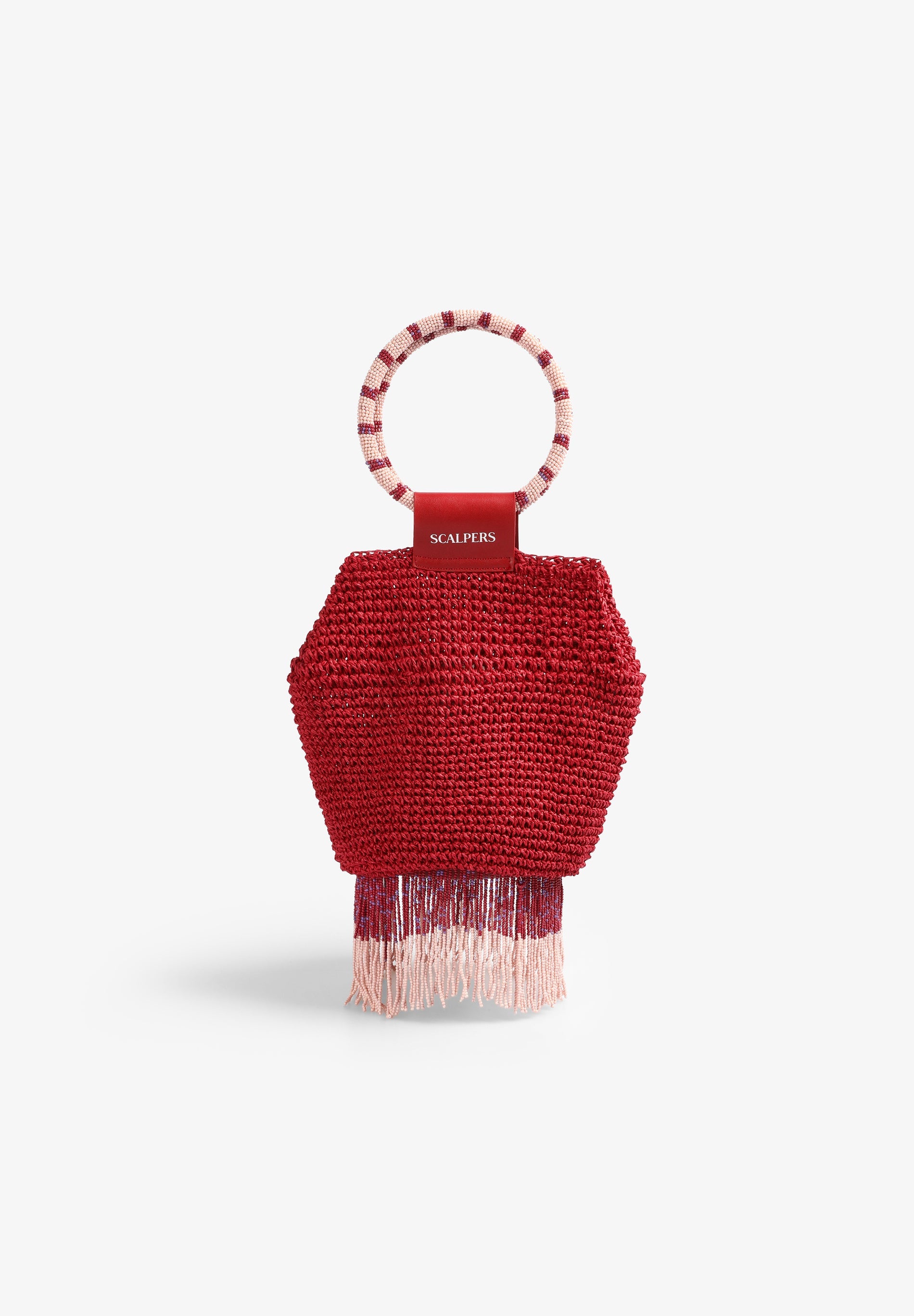 BAG WITH BEADED FRINGE