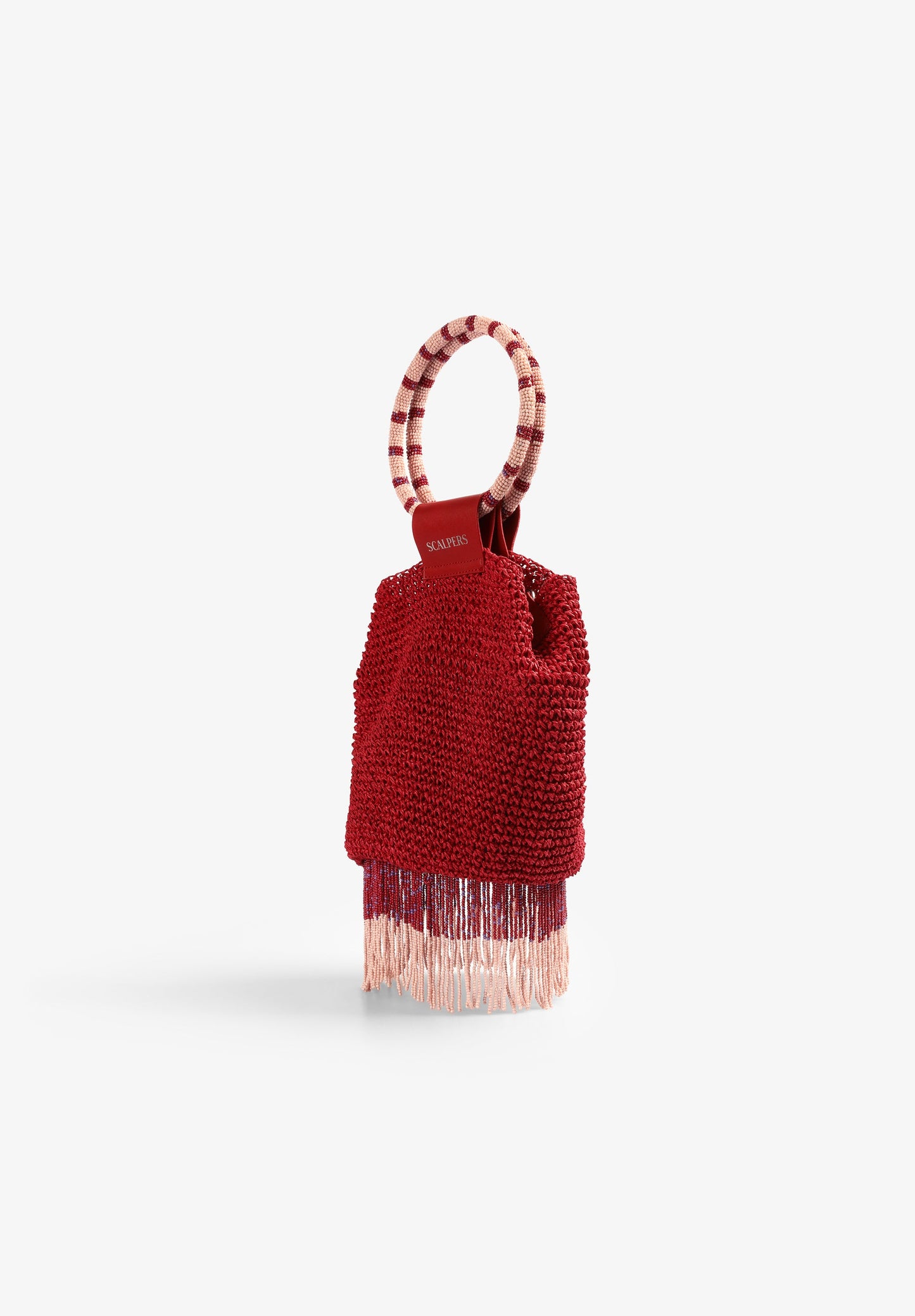 BAG WITH BEADED FRINGE