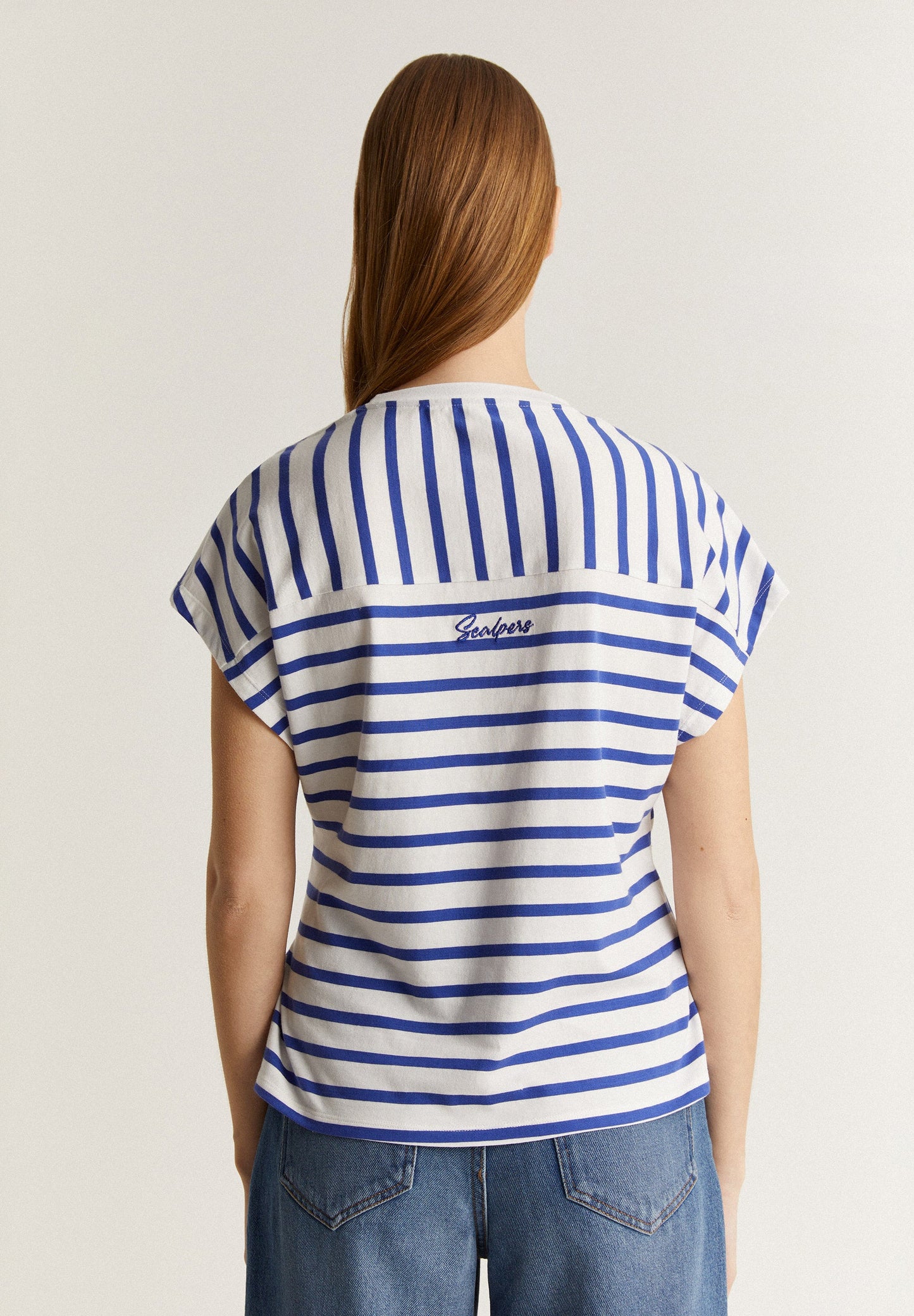 KNOT STRIPED T-SHIRT