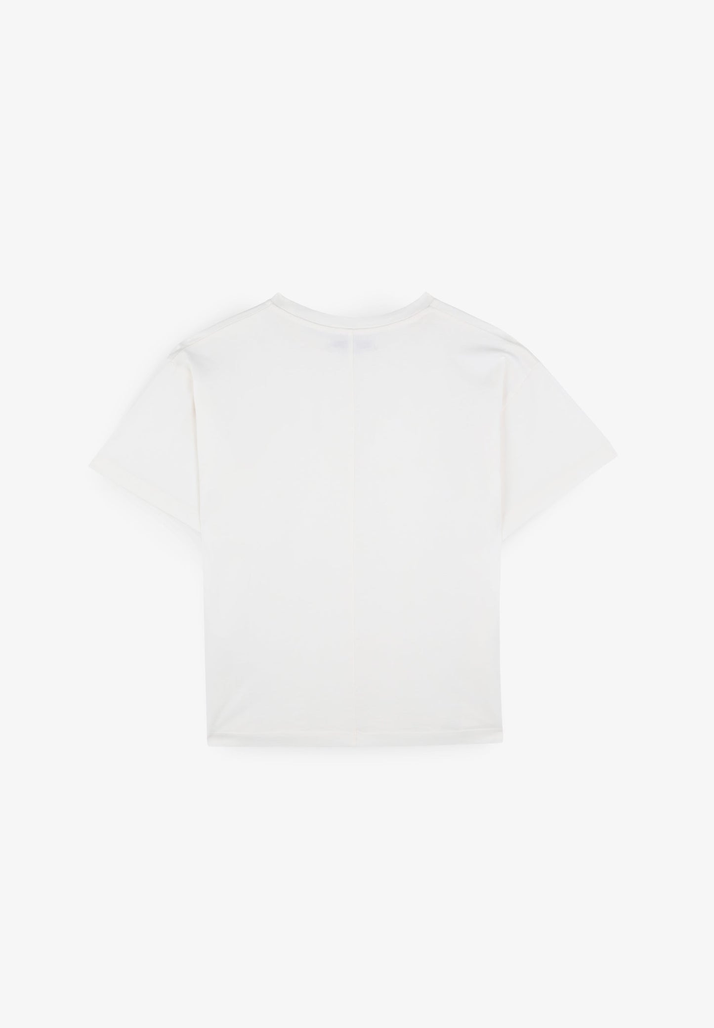 T-SHIRT WITH GATHERED CHEST