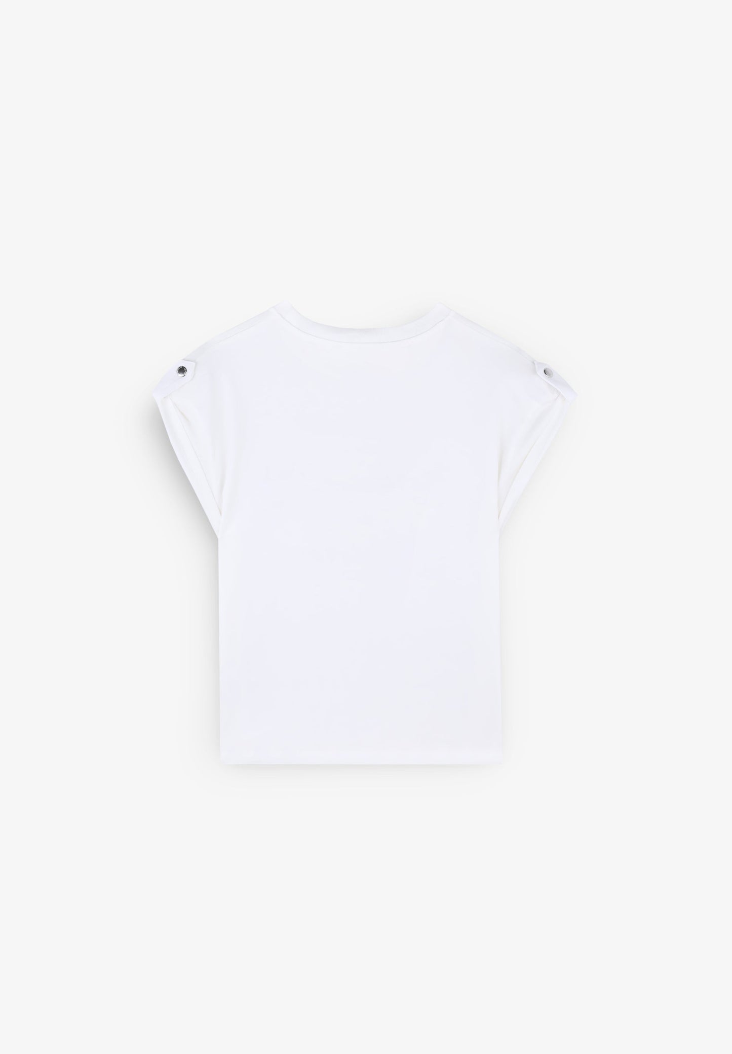 T-SHIRT WITH CRYSTAL LOGO