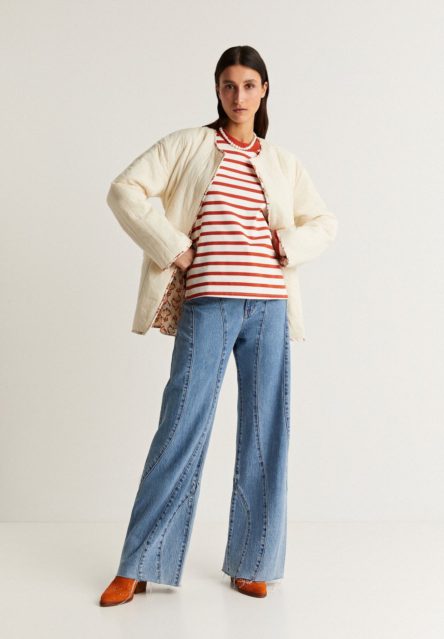 LONG SLEEVE STRIPED T-SHIRT