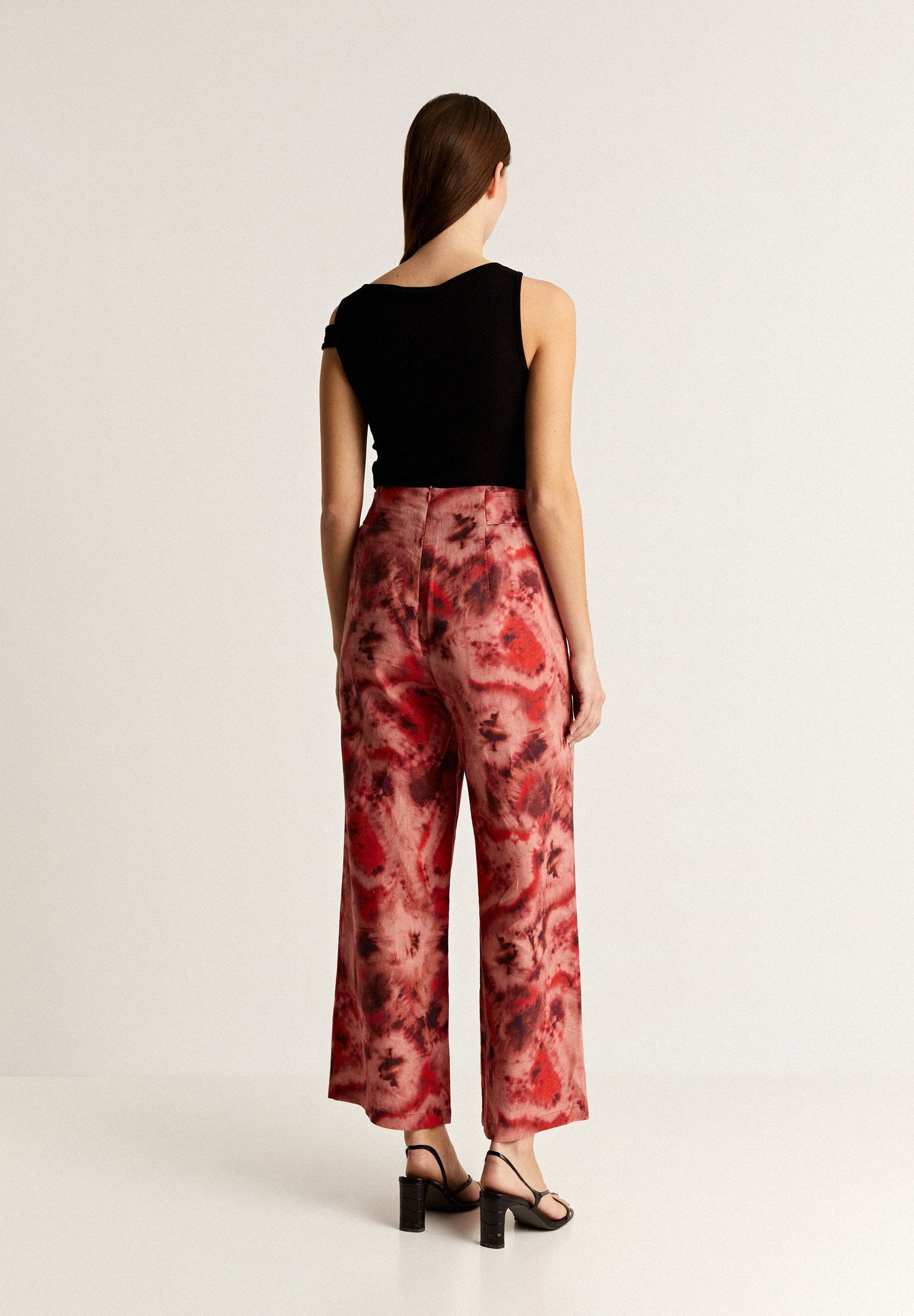 TIE-DYE LINEN CULOTTES