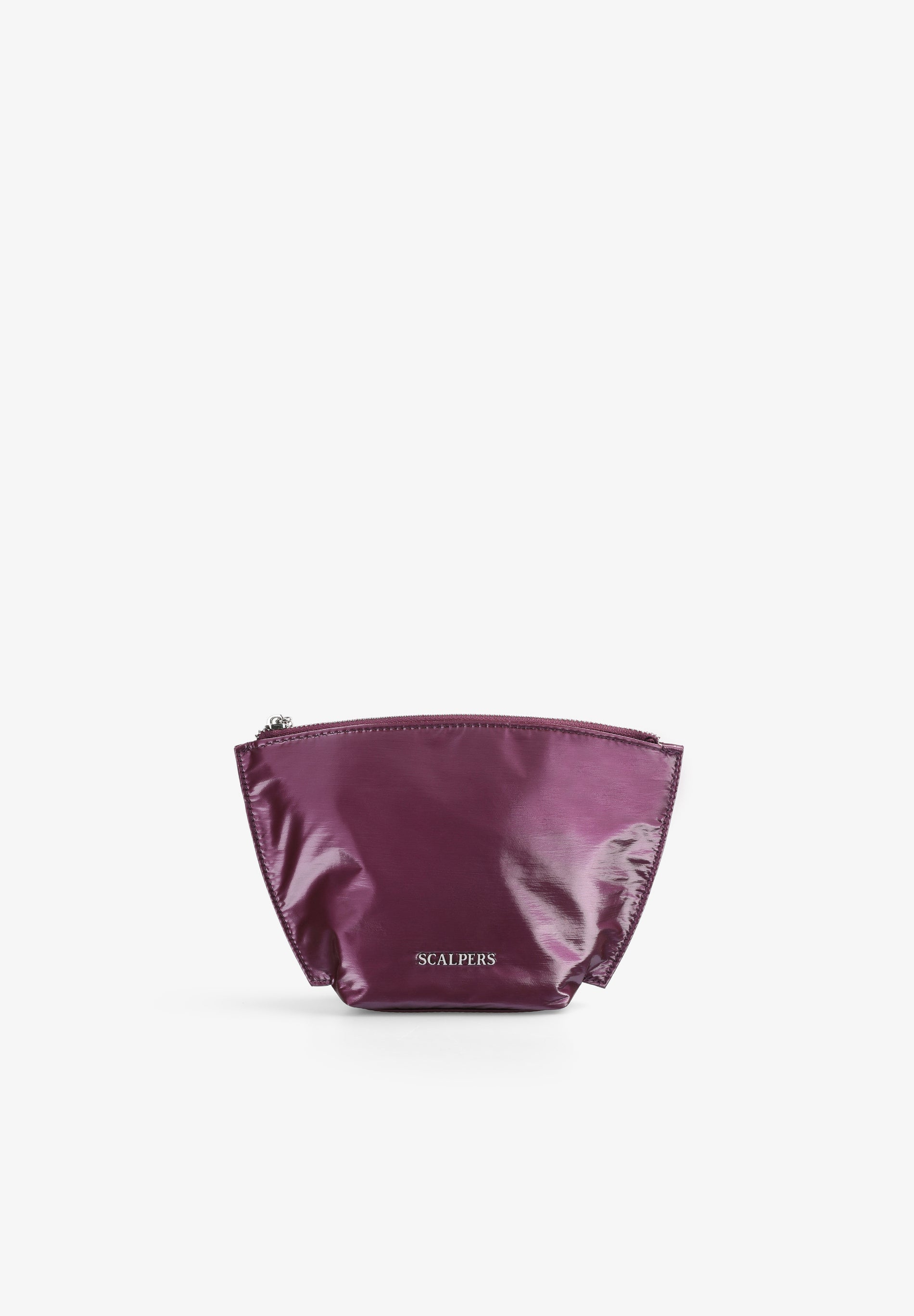 NYLON TOILETRY BAG WITH METALLIC LOGO