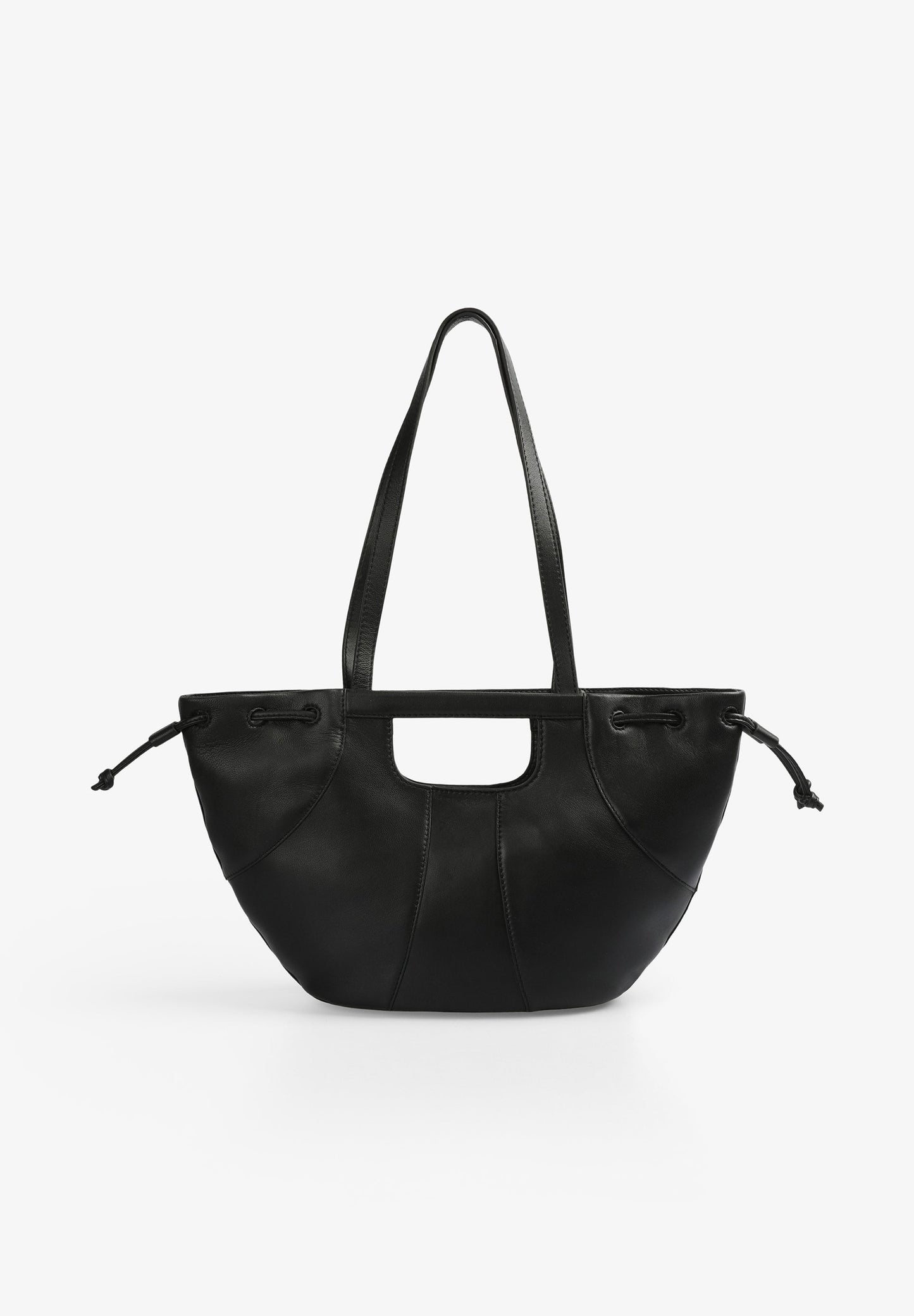 LEATHER SHOULDER BAG WITH STUDS