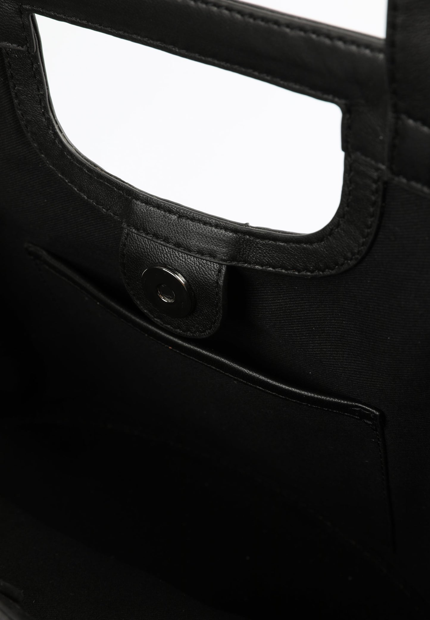 LEATHER SHOULDER BAG WITH STUDS