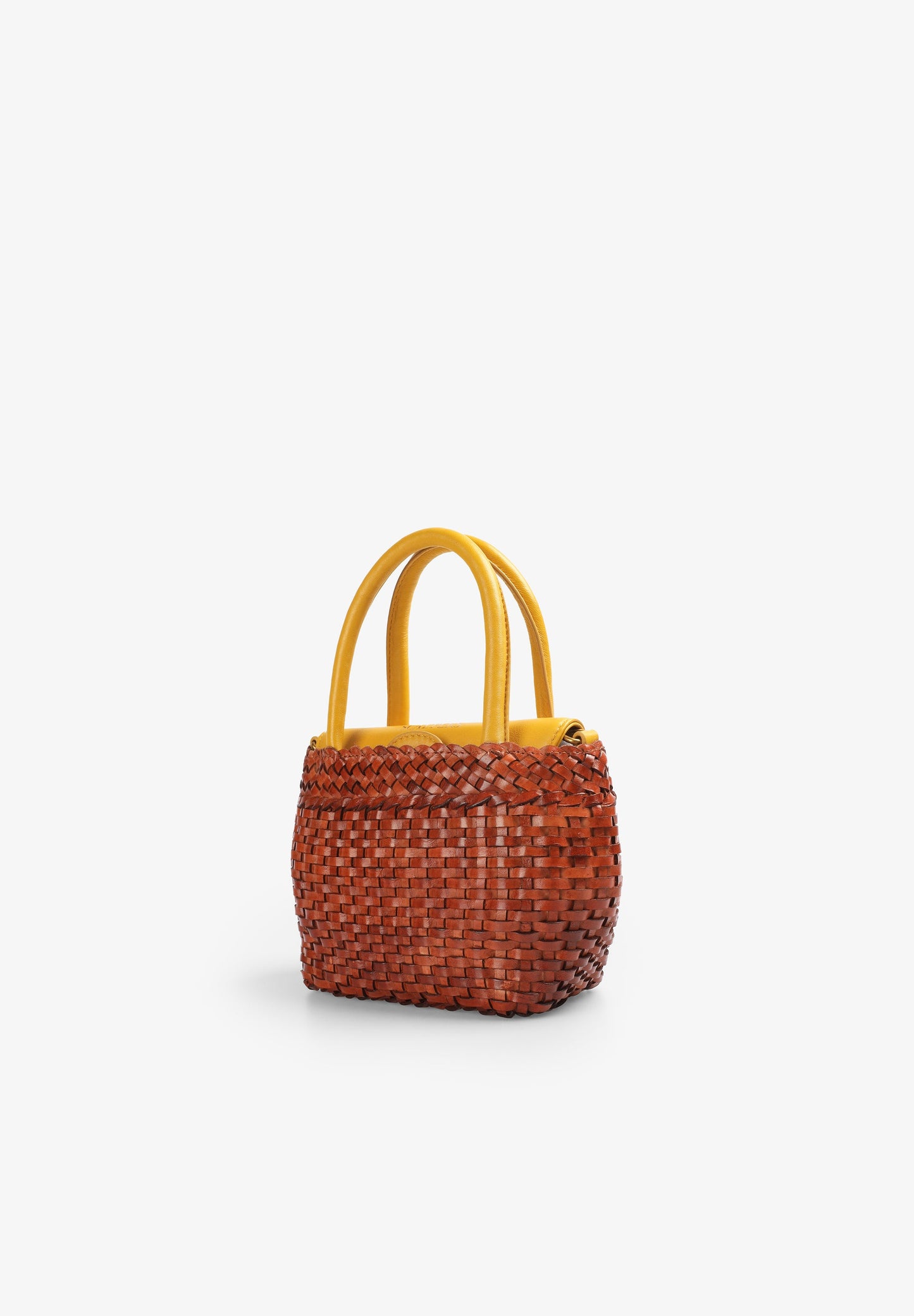 BRAIDED LEATHER MINI BAG