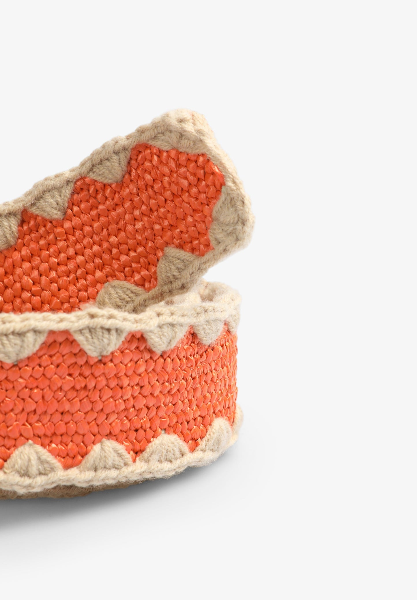 RAFFIA BELT WITH TORTOISESHELL BUCKLE