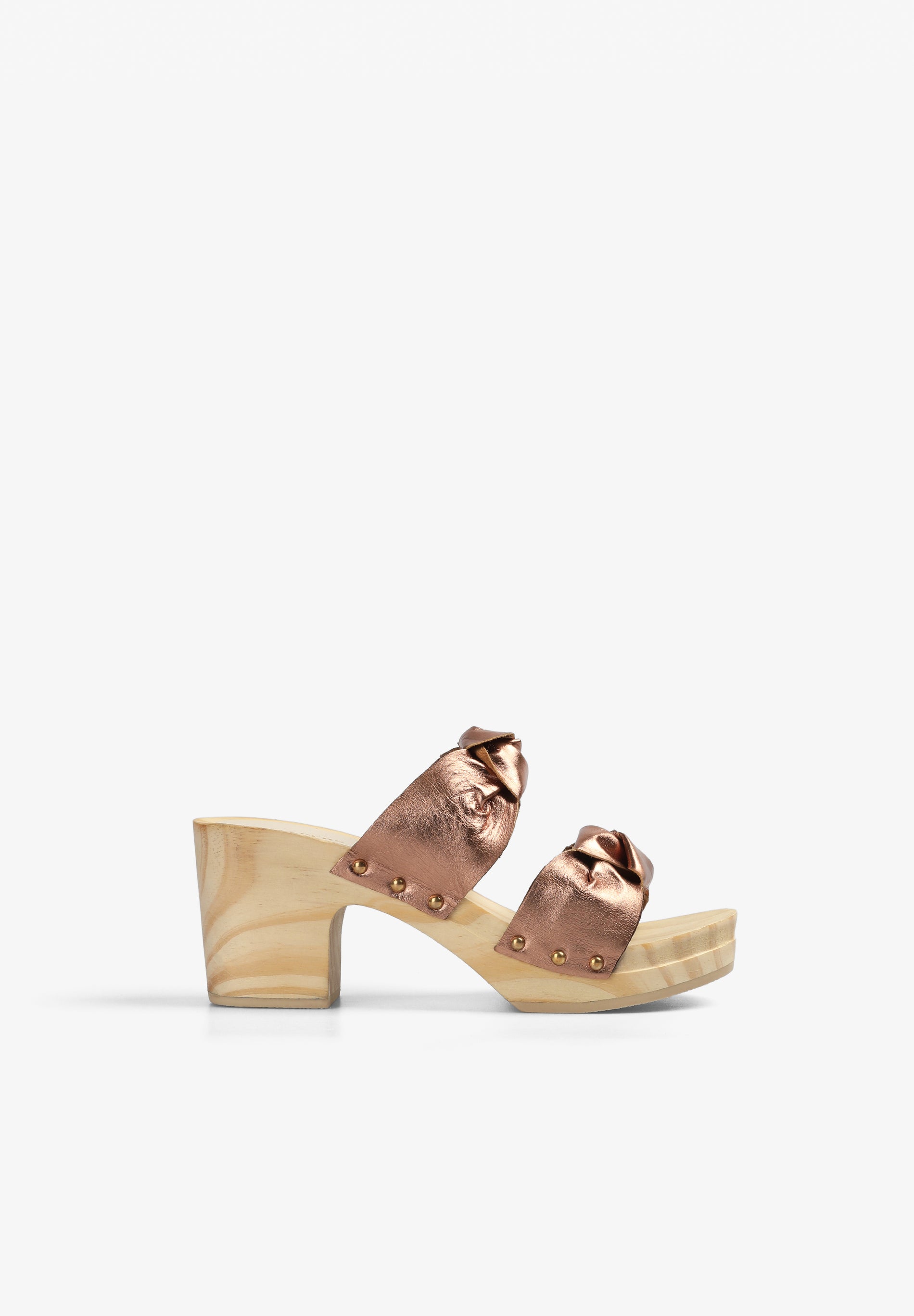 HIGH-HEEL SANDALS WITH KNOTS