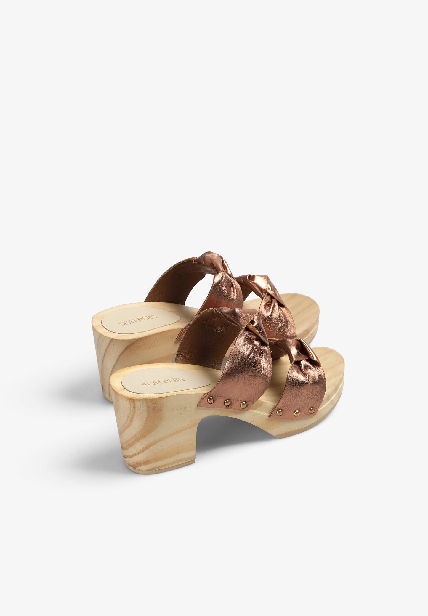 HIGH-HEEL SANDALS WITH KNOTS