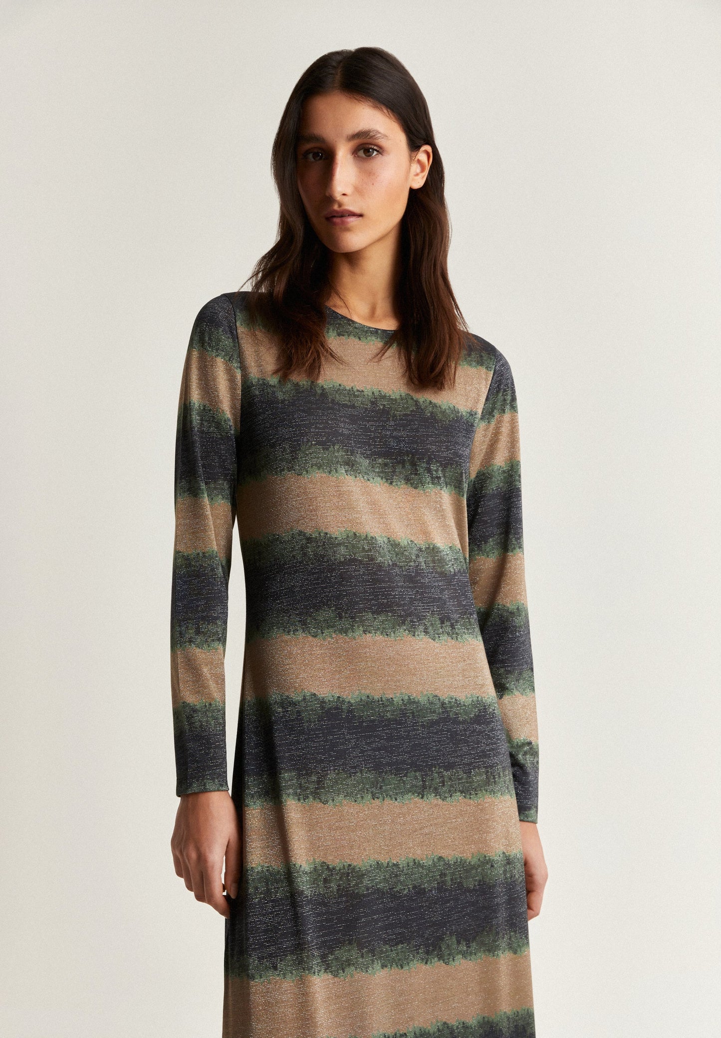 MIDI DRESS WITH LUREX