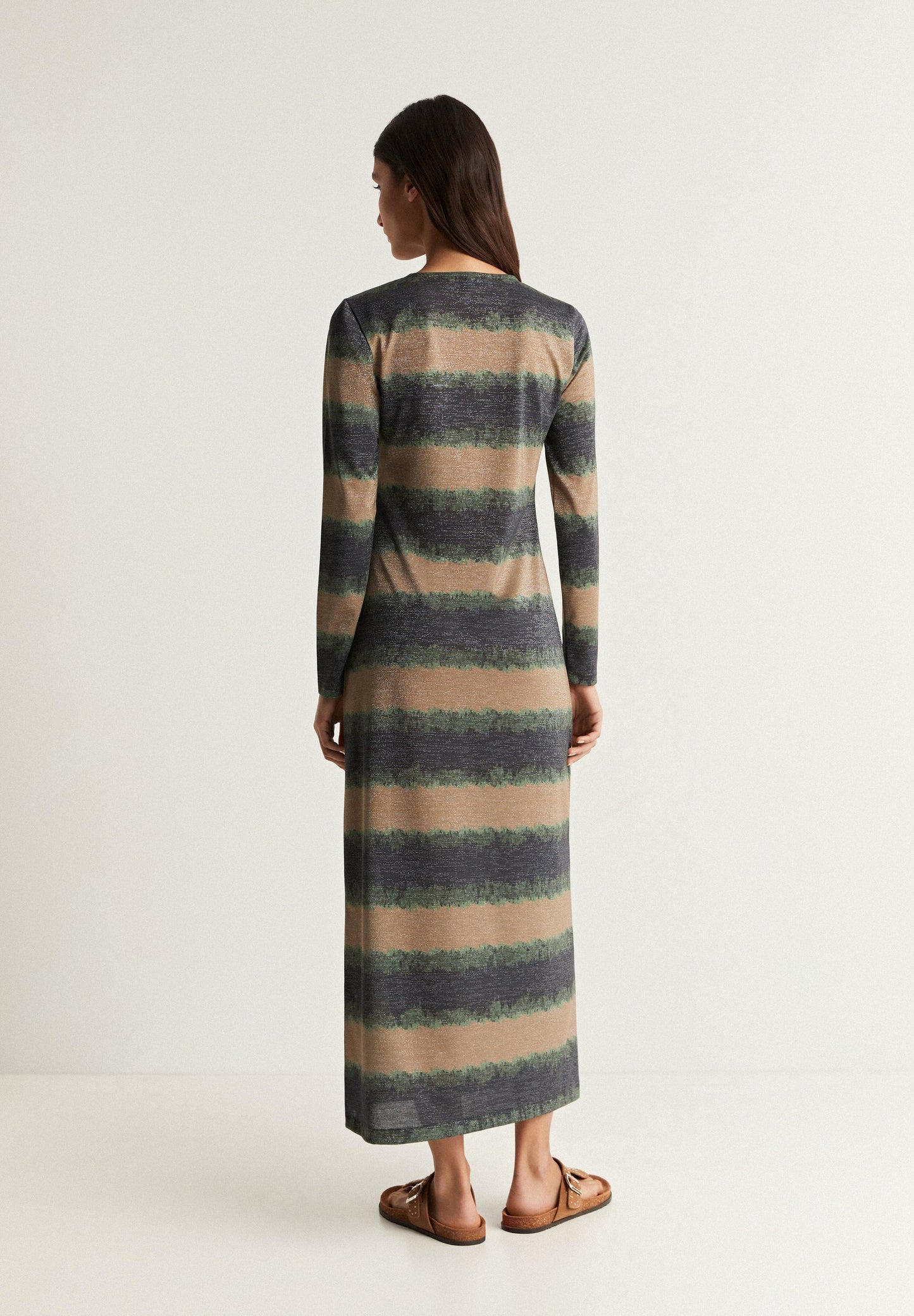 MIDI DRESS WITH LUREX