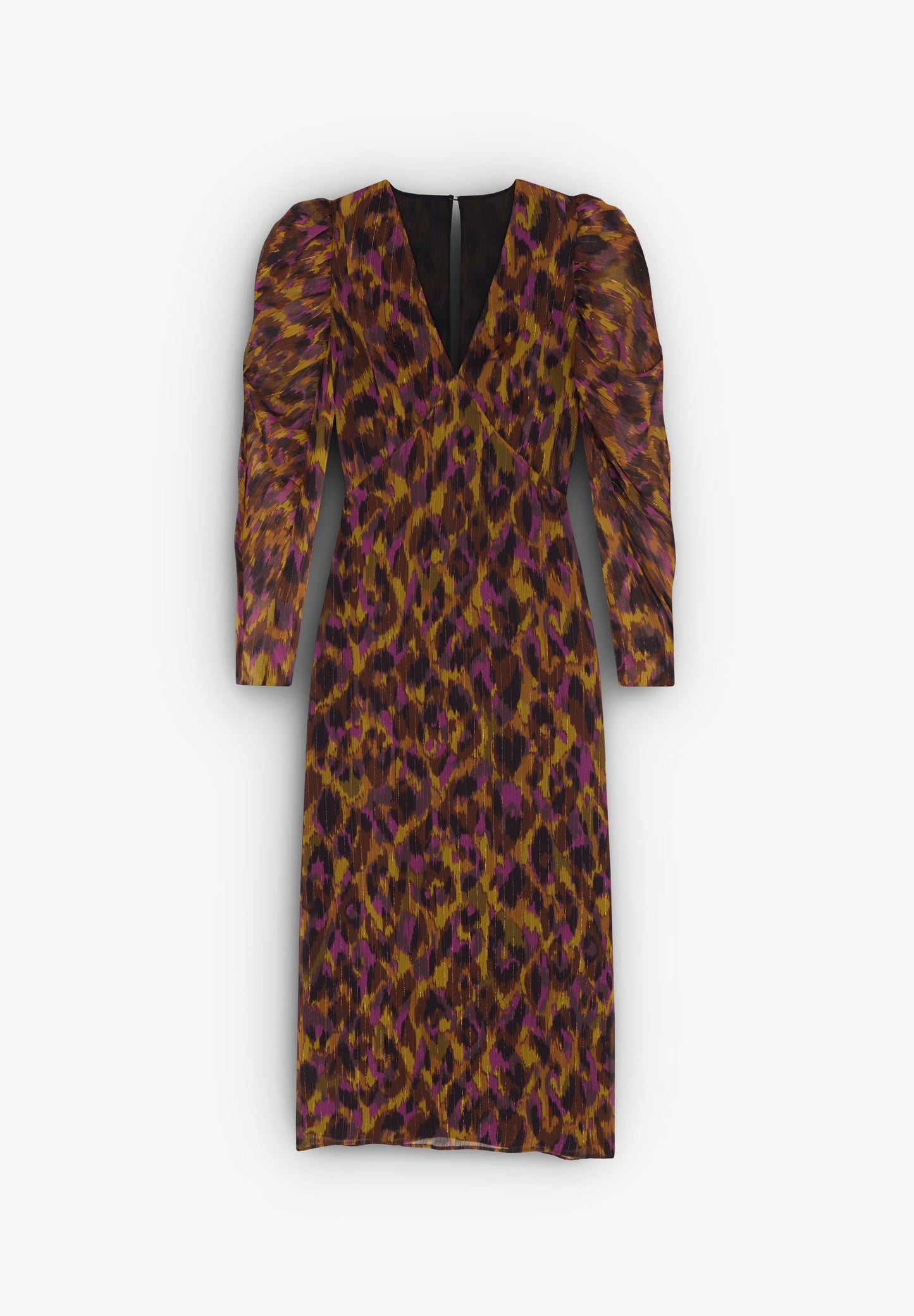 ANIMAL PRINT MIDI DRESS