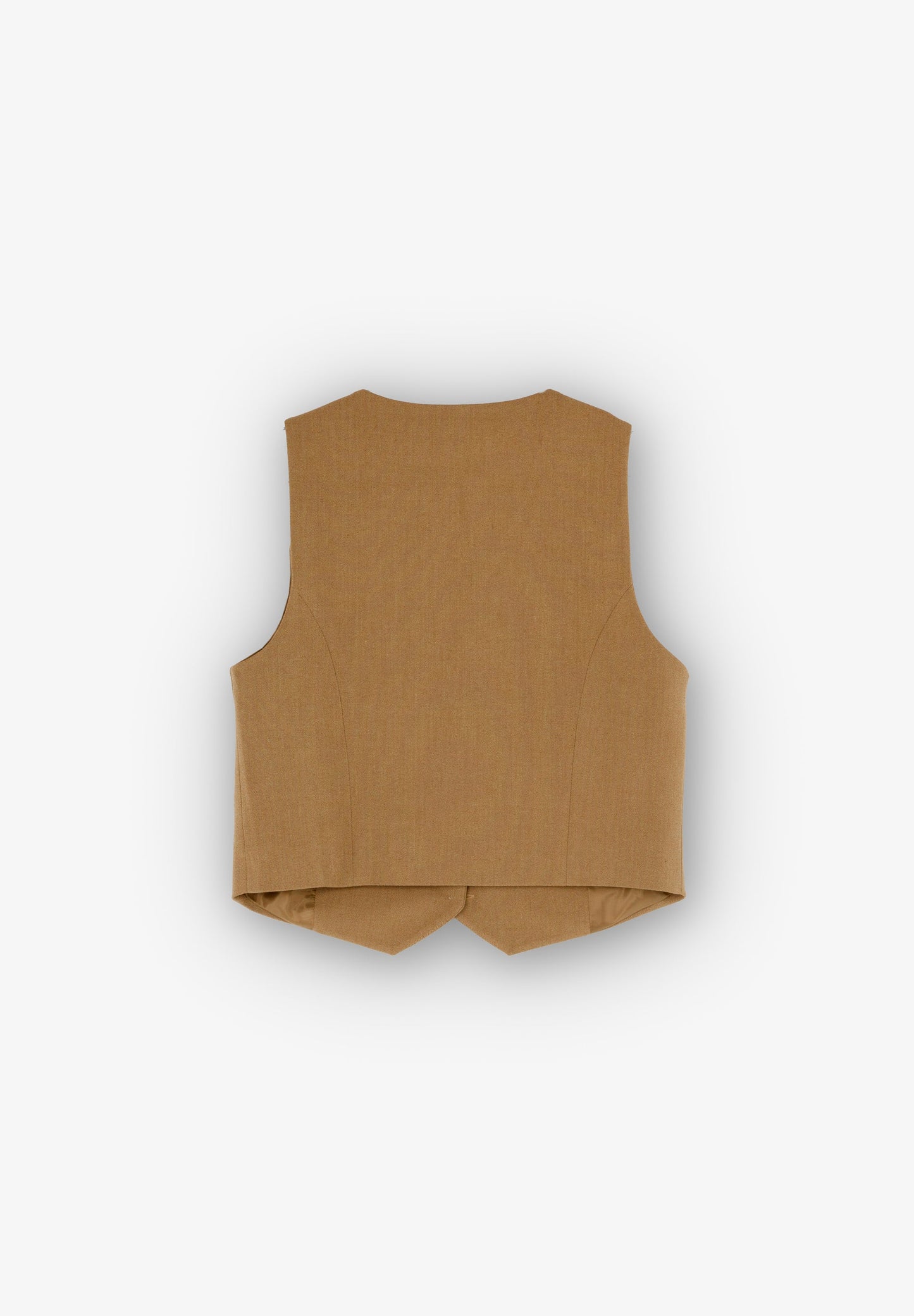 CROPPED WAISTCOAT WITH GEM BUTTONS