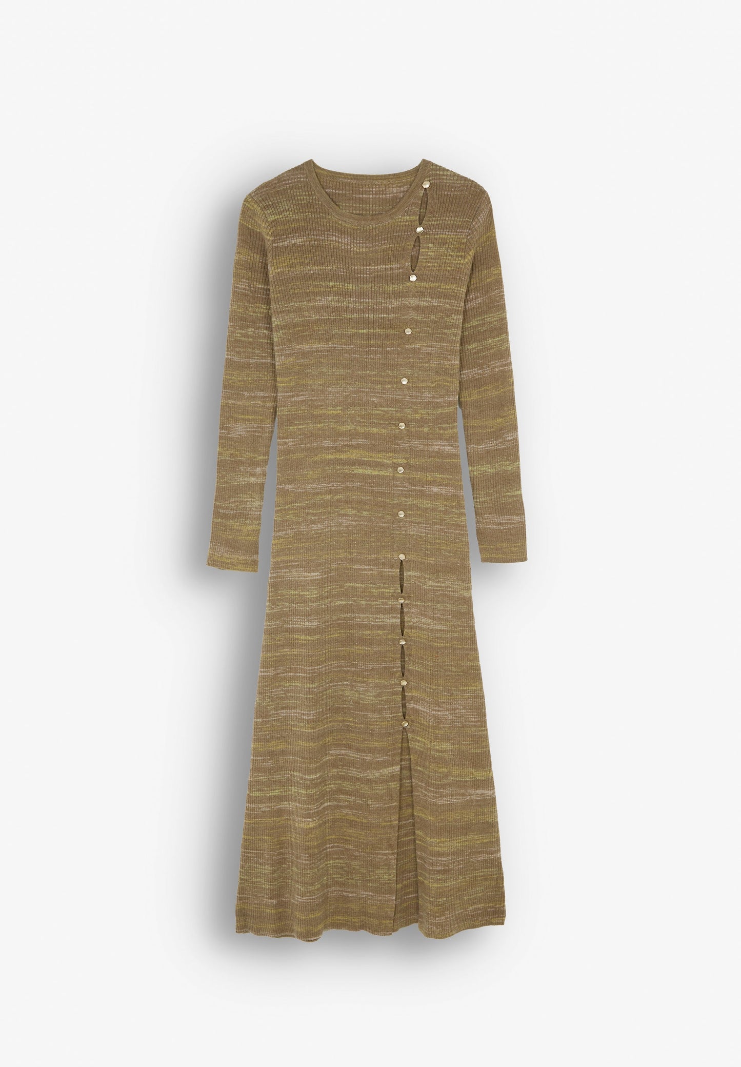 KNIT DRESS WITH BUTTONS